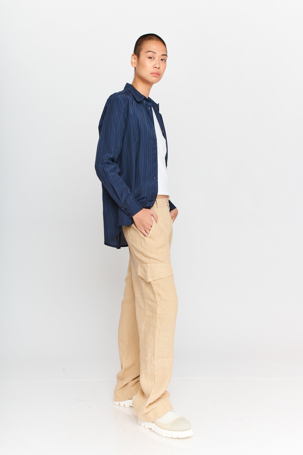 LINEN PETER PANTS