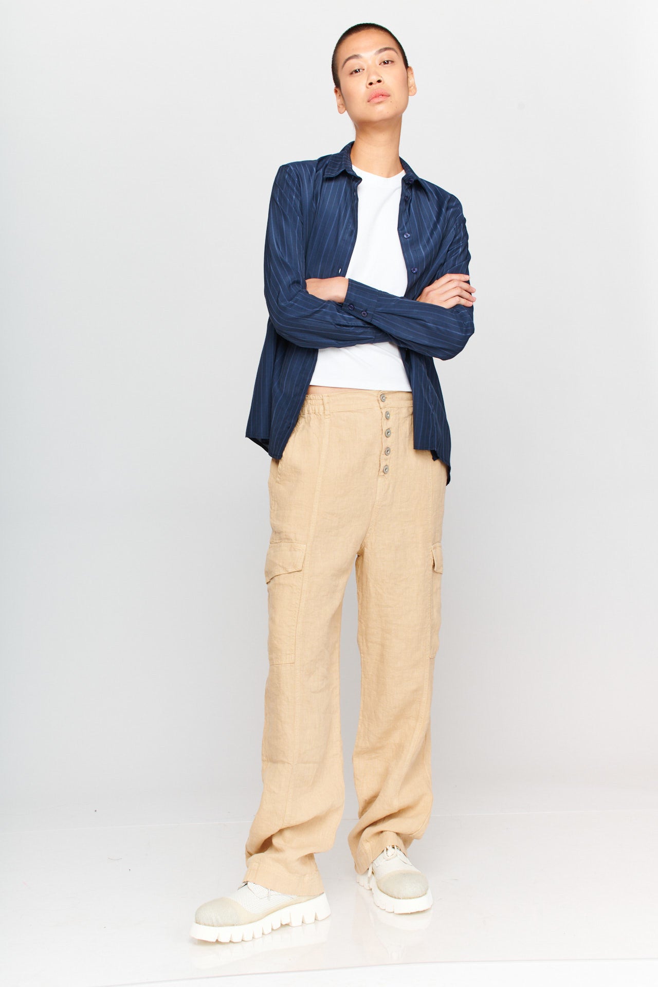 LINEN PETER PANTS