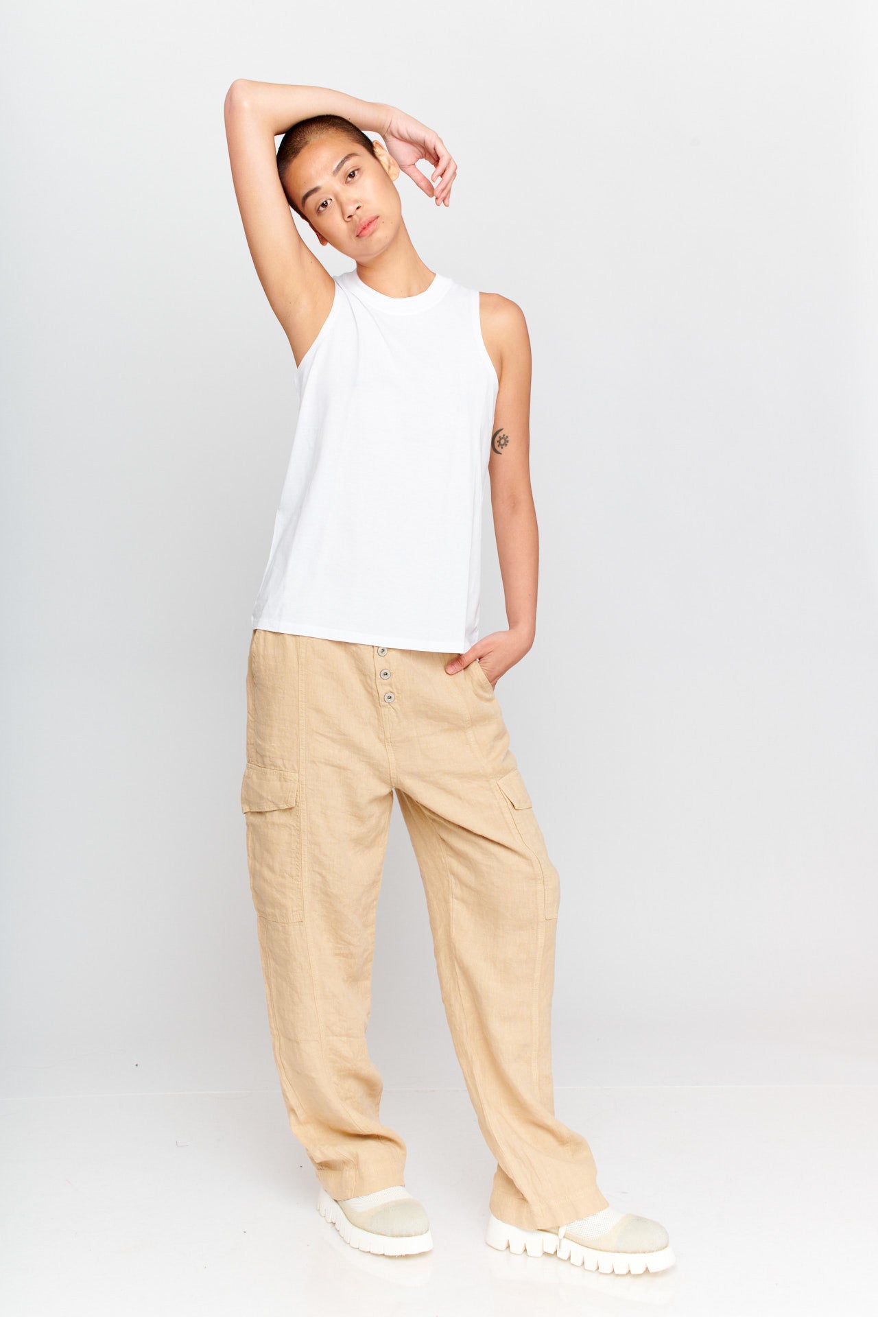 LINEN PETER PANTS