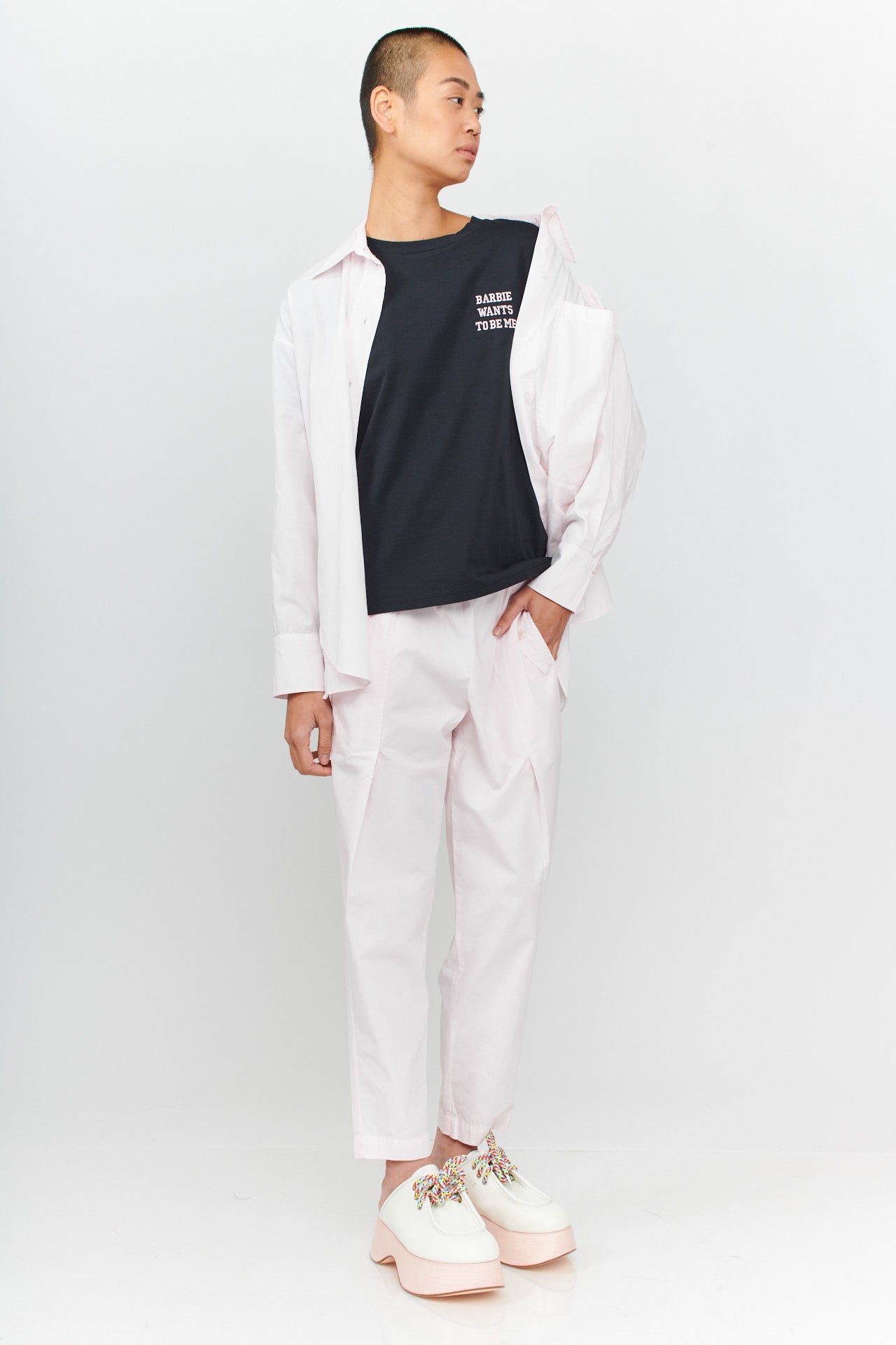 BARBIE T SHIRT רקמה