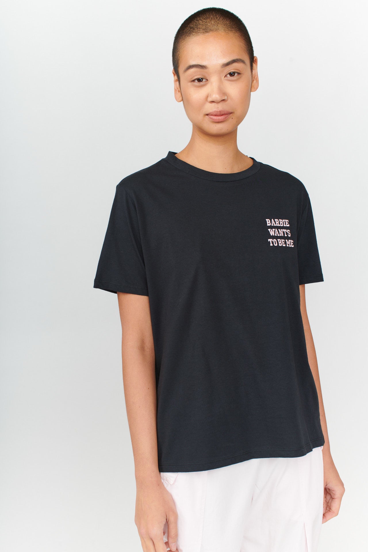 BARBIE T SHIRT רקמה