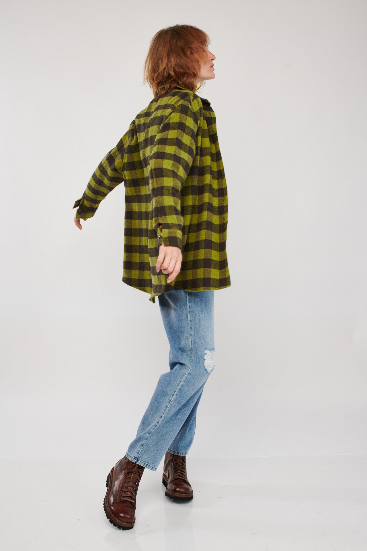 SAKI CHEKS OVERSHIRT