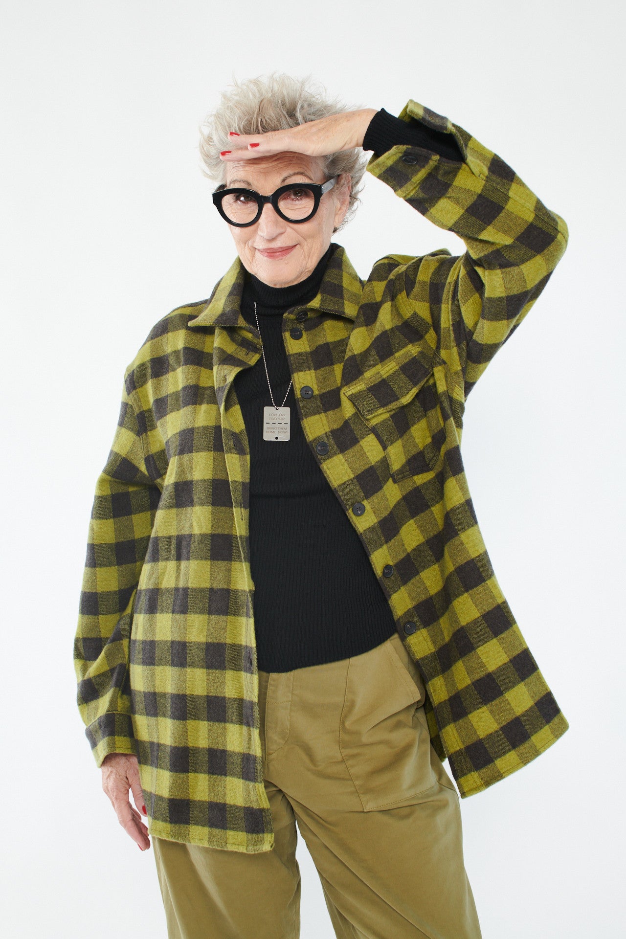 SAKI CHEKS OVERSHIRT