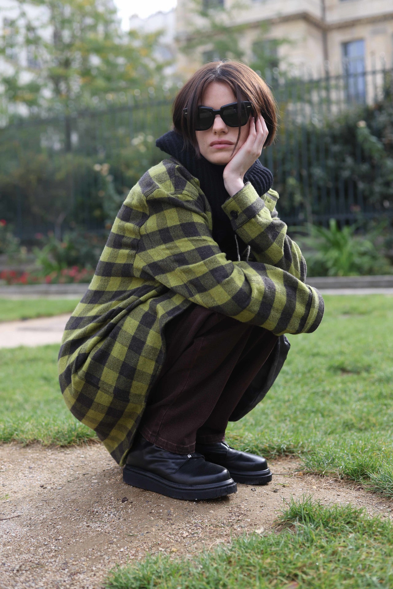 SAKI CHEKS OVERSHIRT