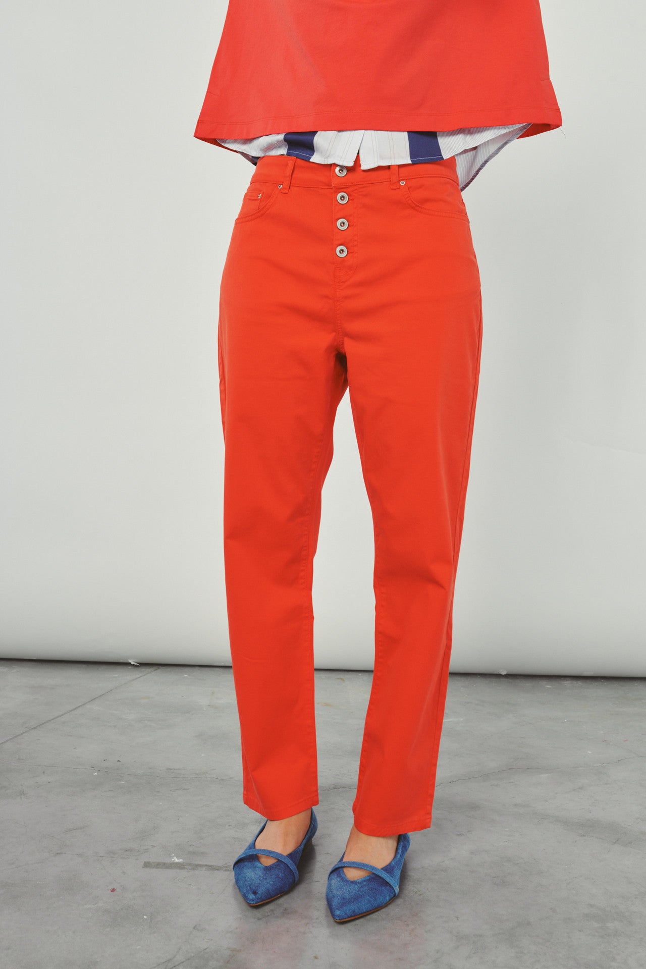 RED SHARON PANTS