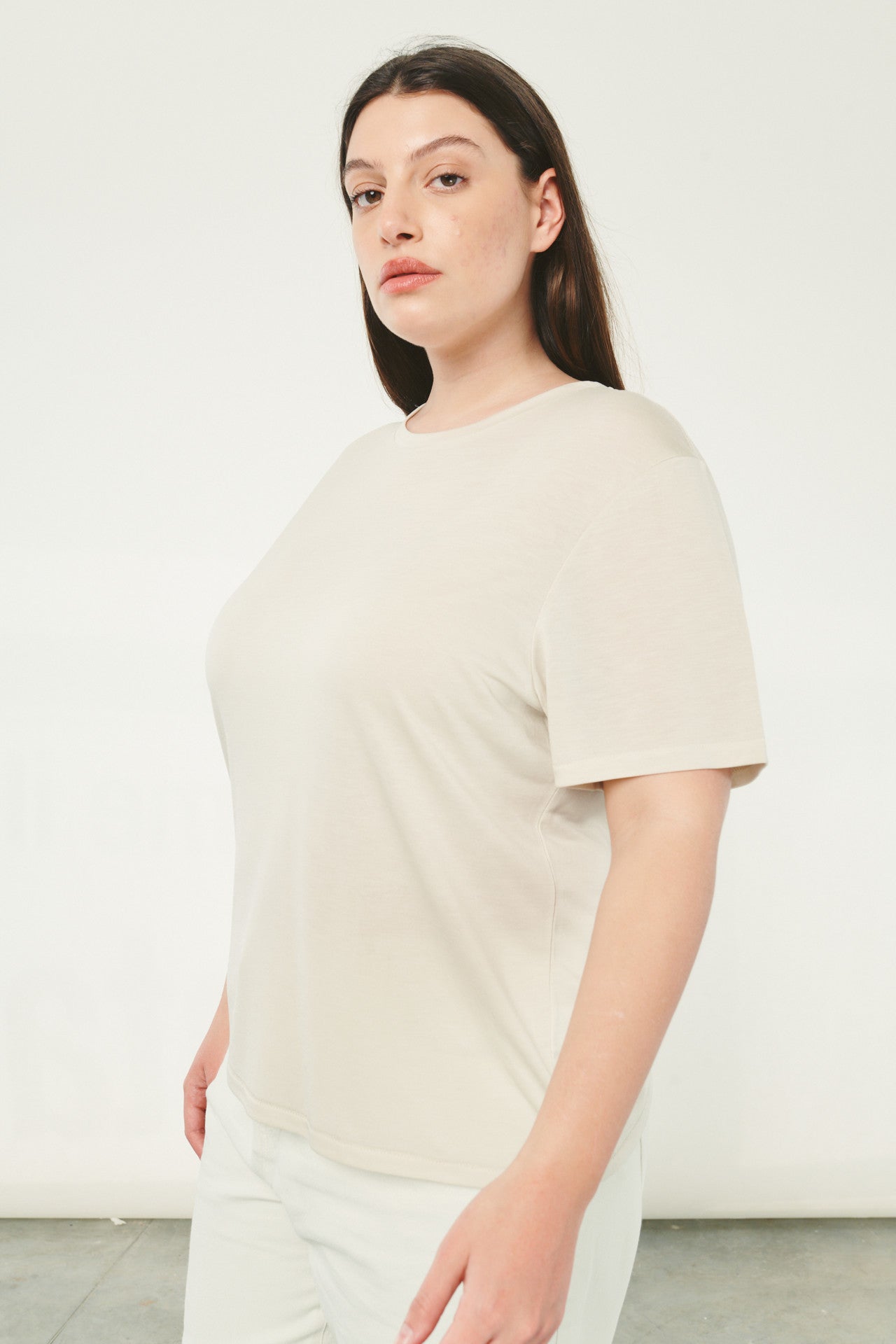 KHAKI MALY T - SHIRT