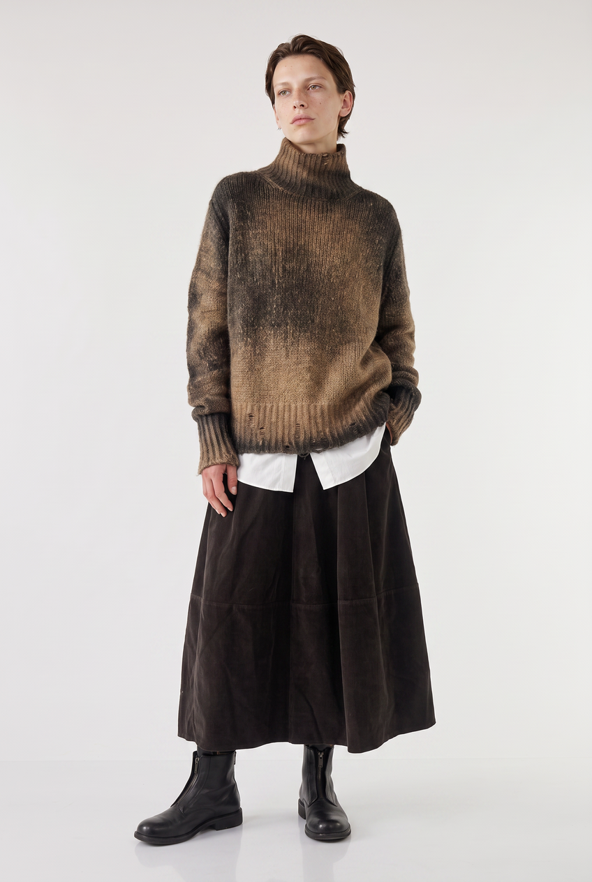 Mave High Neck Cashmere Knit