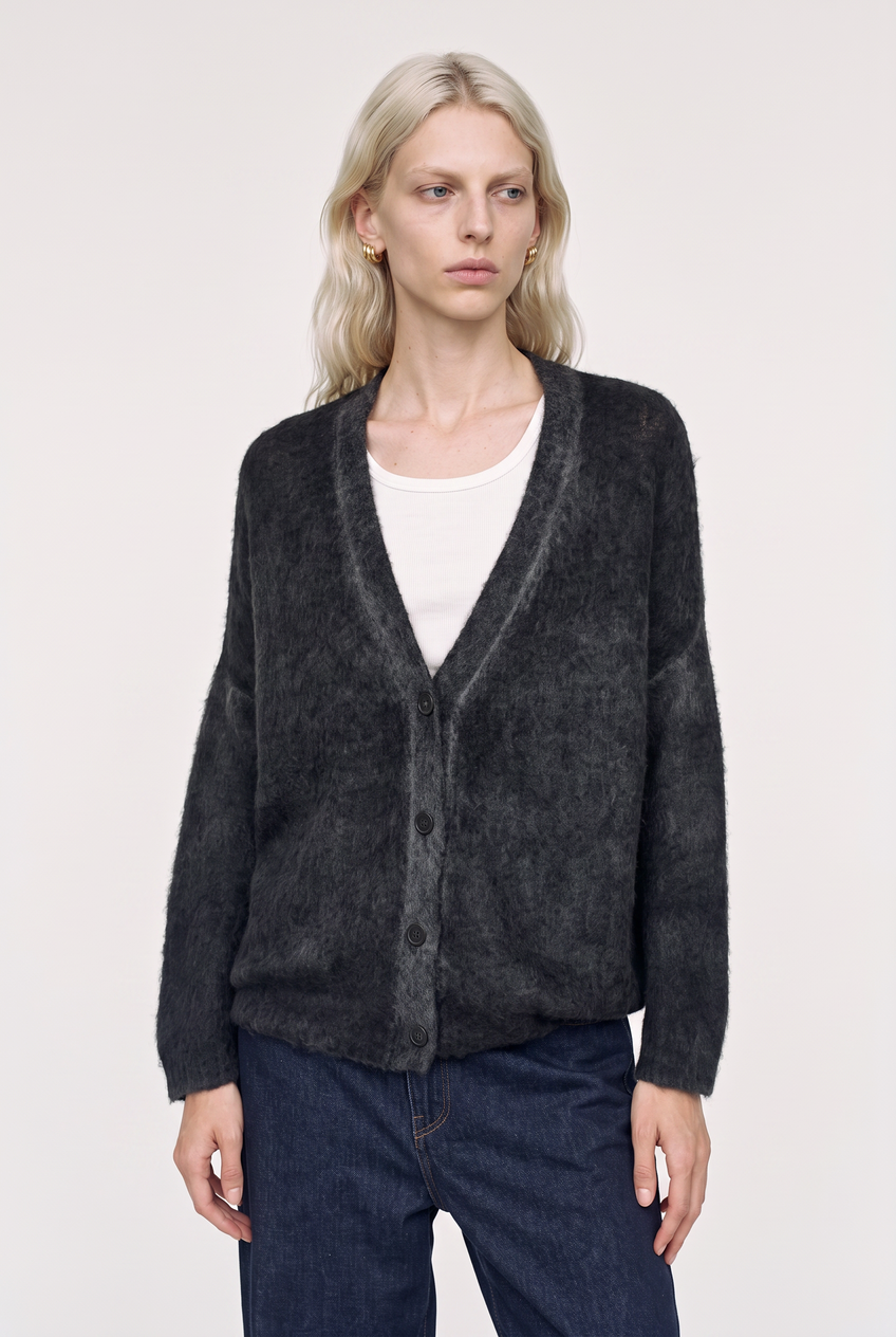 Sora Cashmere & Silk V-Neck Cardigan