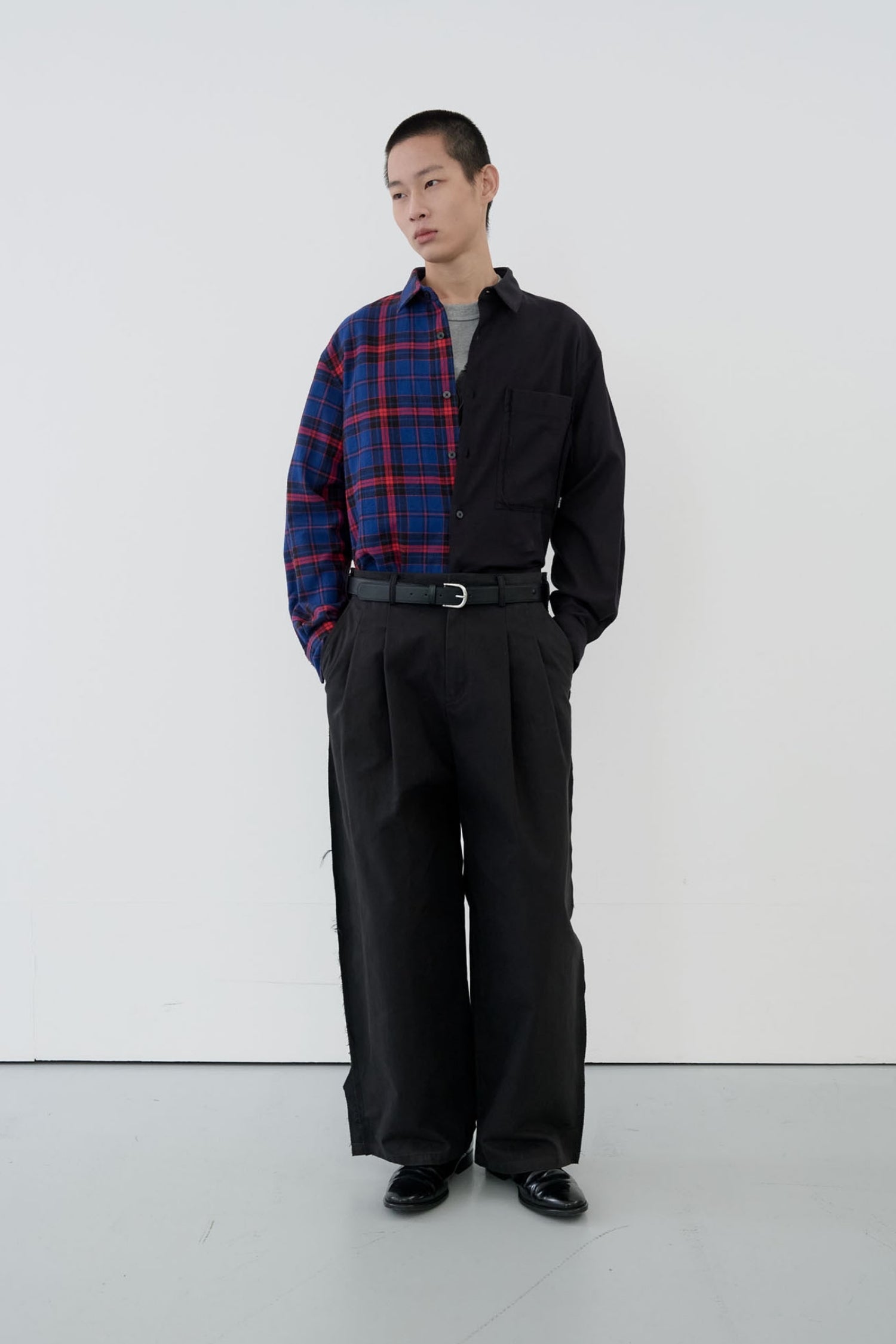 Split-Check Shirt