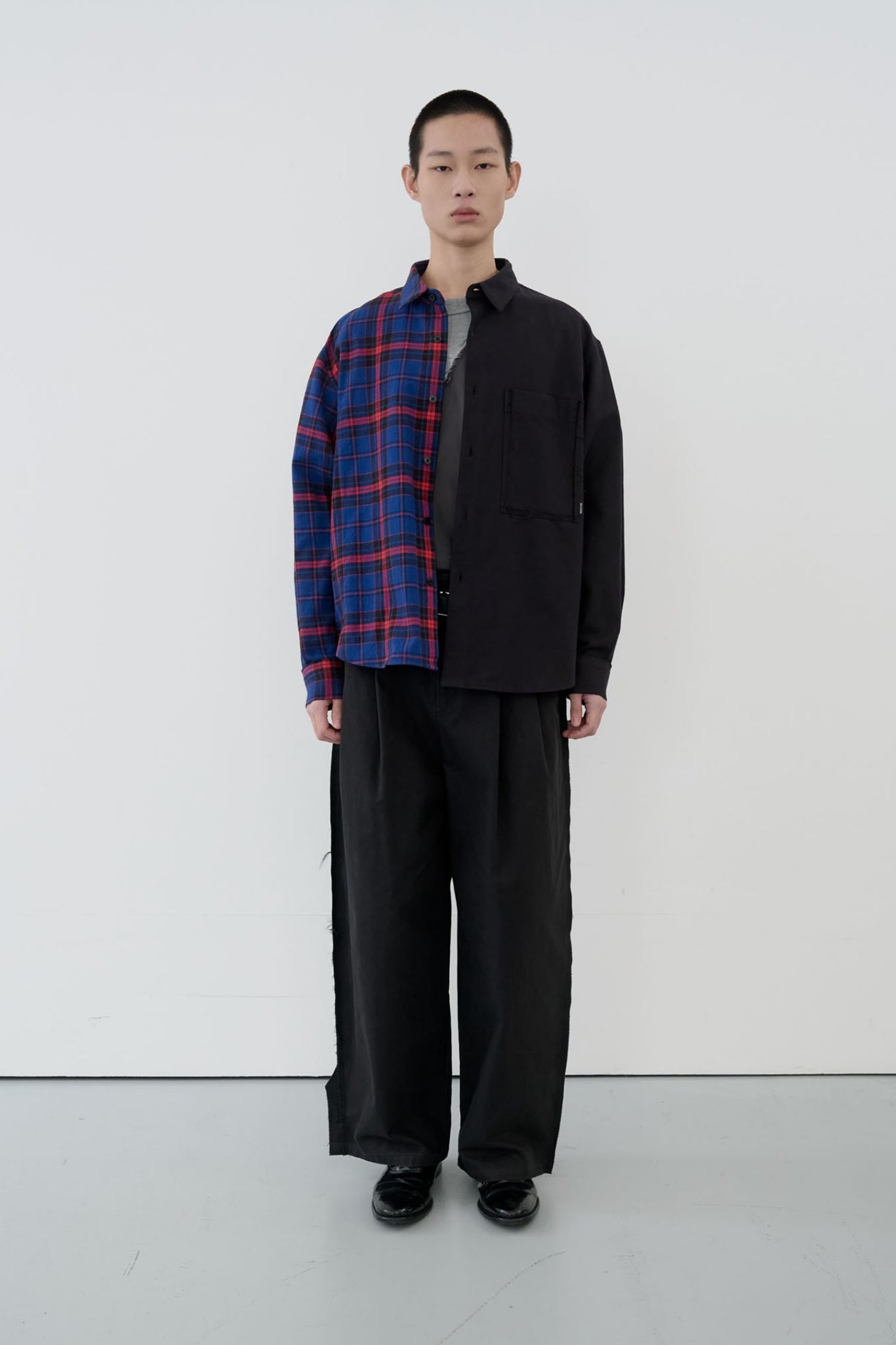 Split-Check Shirt