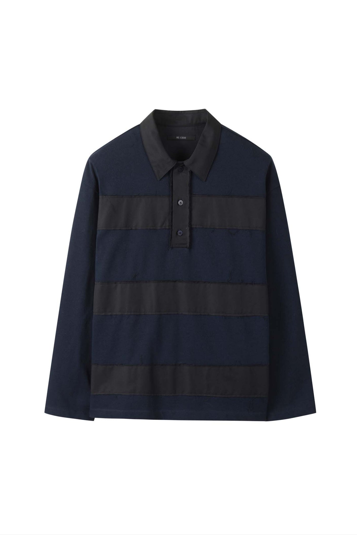 Patch-Worked Rugby T-Shirt