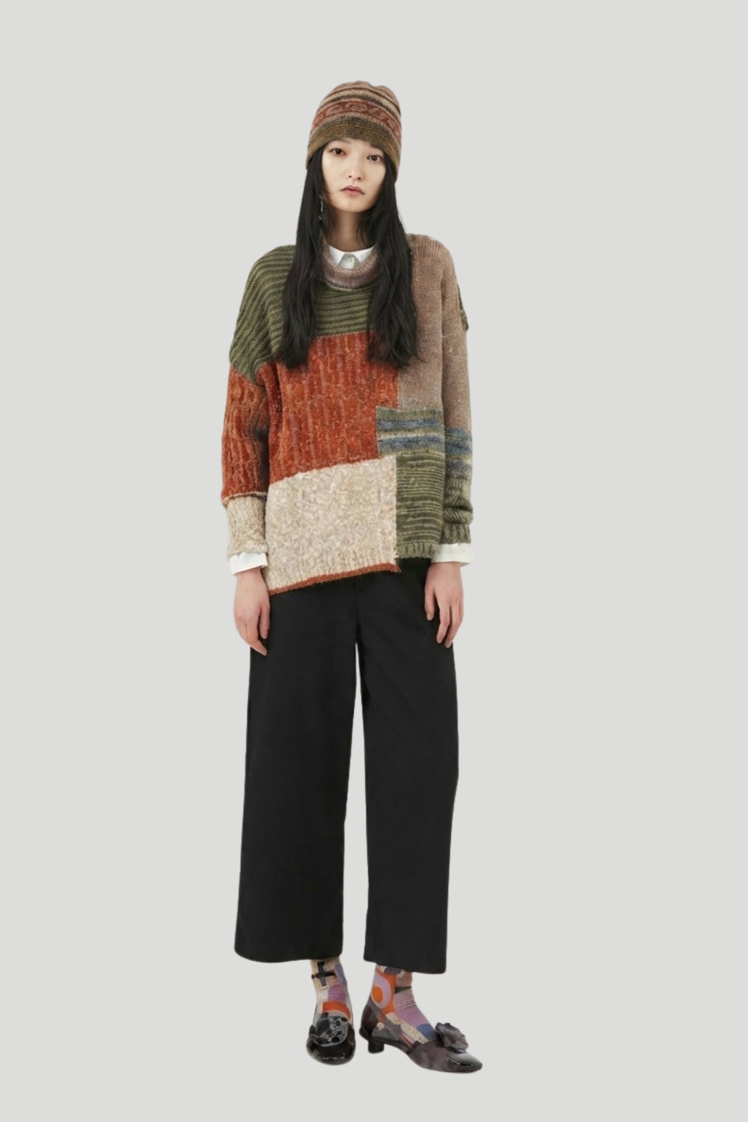 Colored Knitted Top