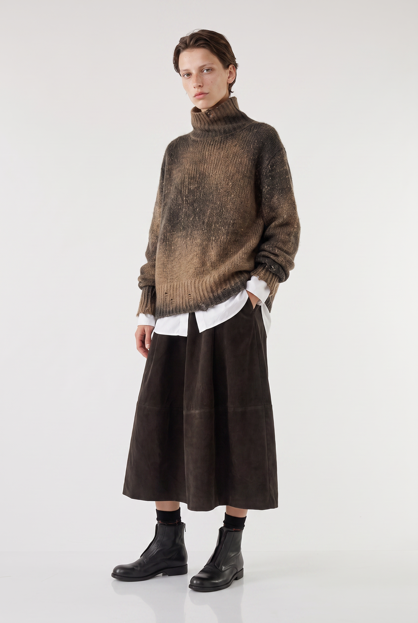 Mave High Neck Cashmere Knit