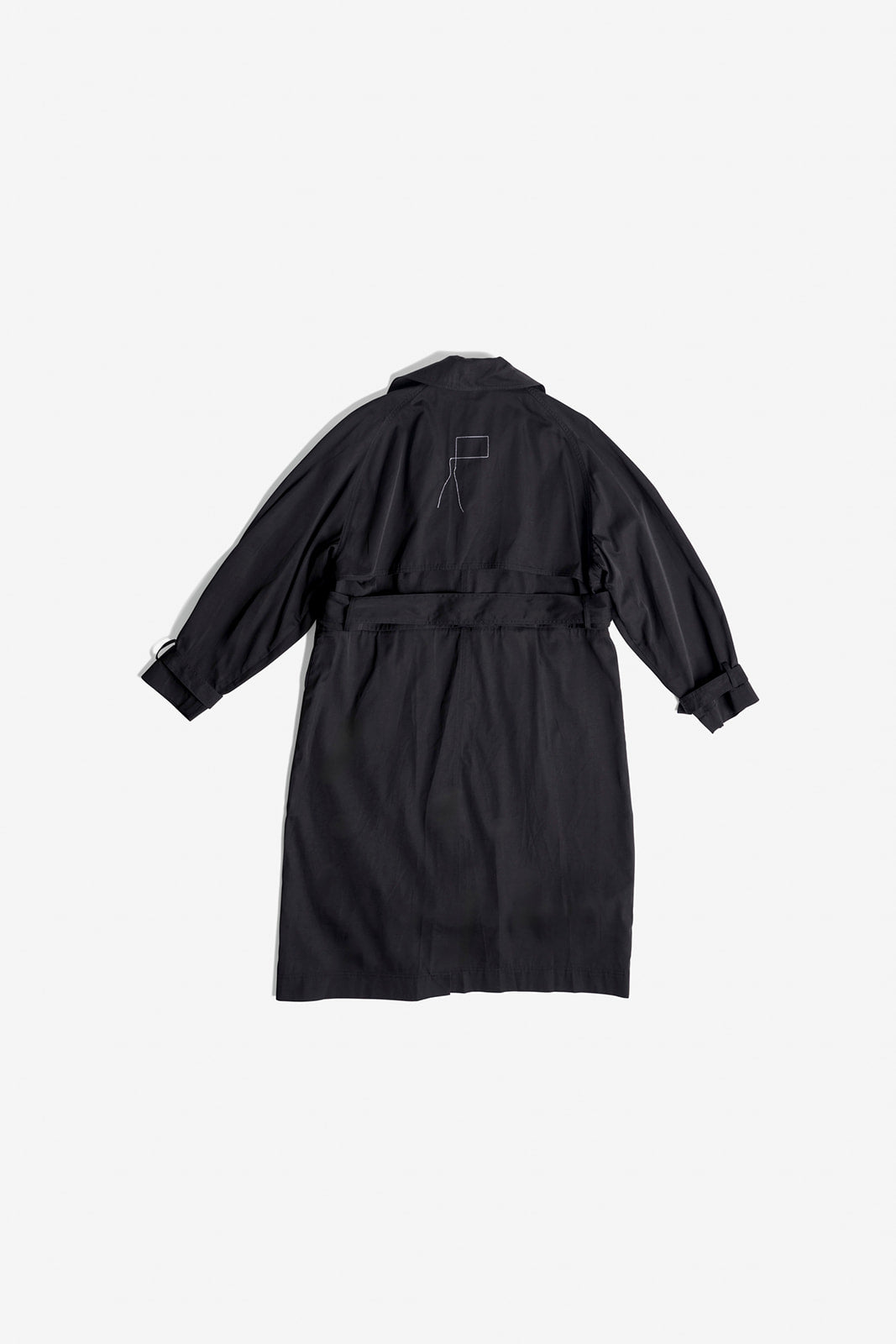 REVERSIBLE DOUBLE-BREASTED TRENCH COAT