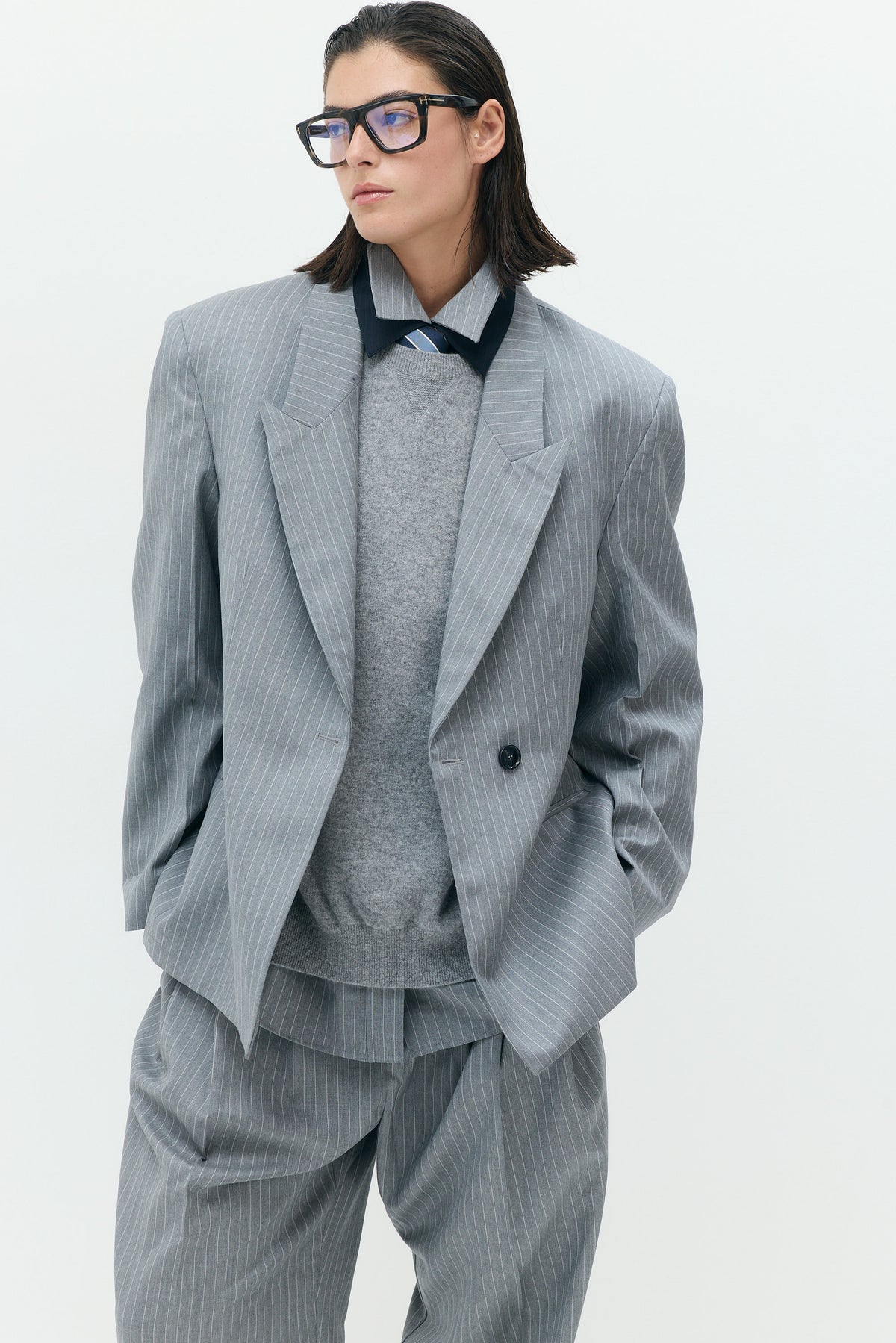 Double-breasted jacket