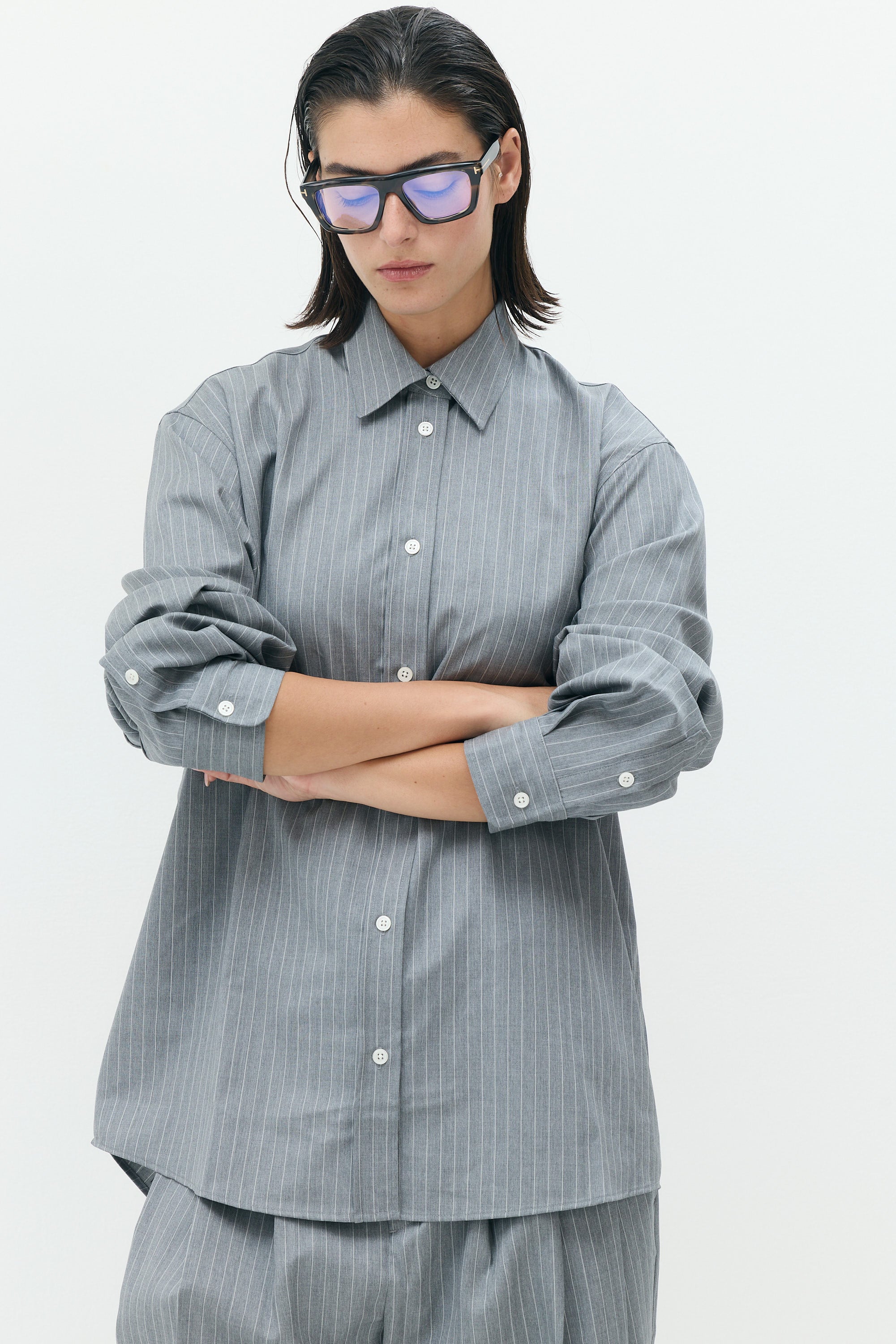 PINO Wool Button-Up Shirt