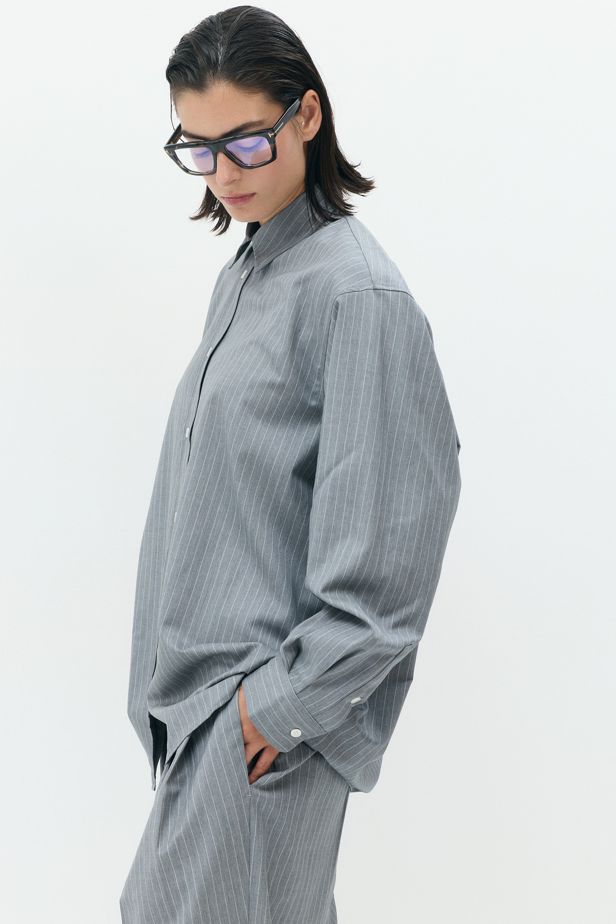 PINO Wool Button-Up Shirt