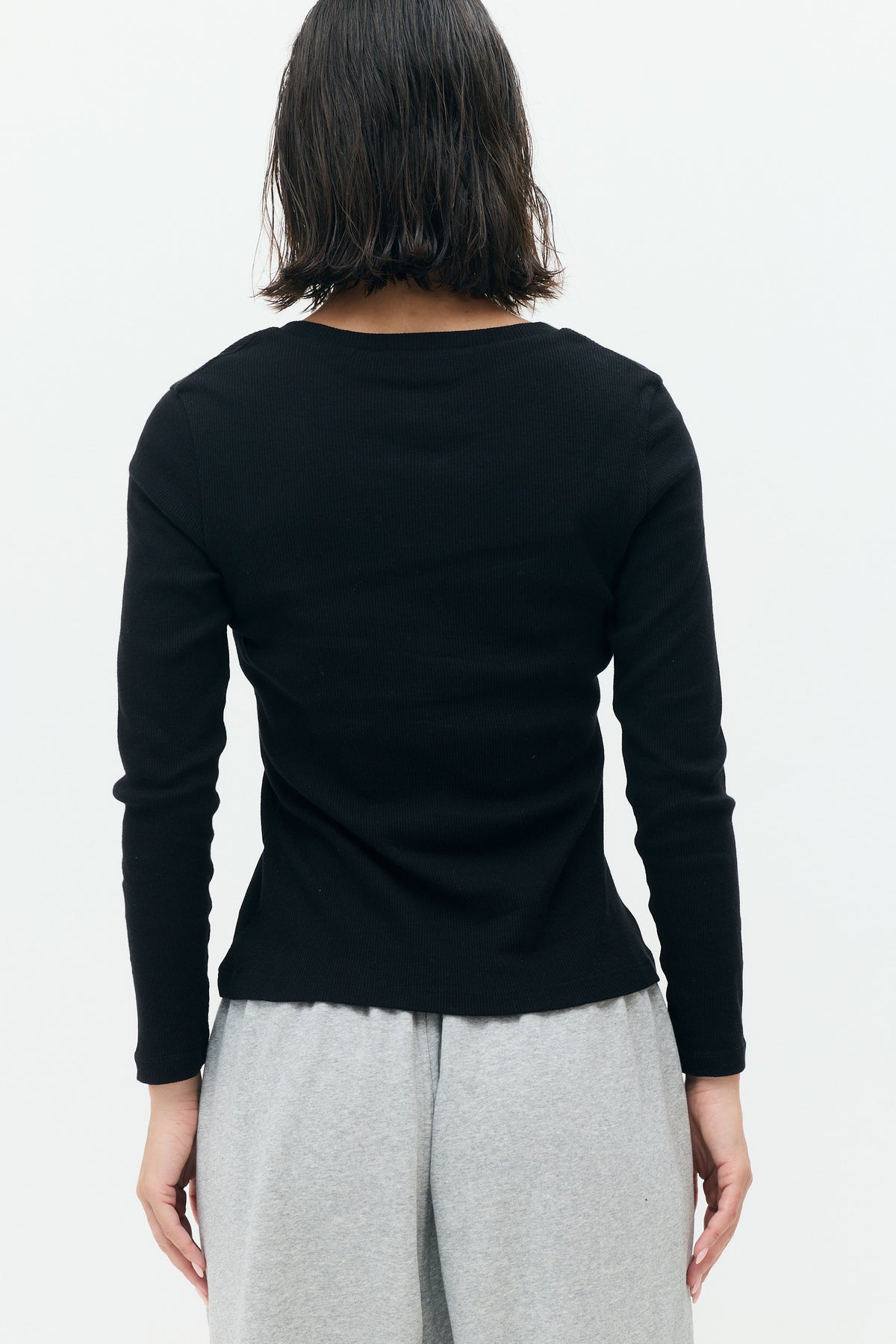 KAY Fitted Button-Front Top