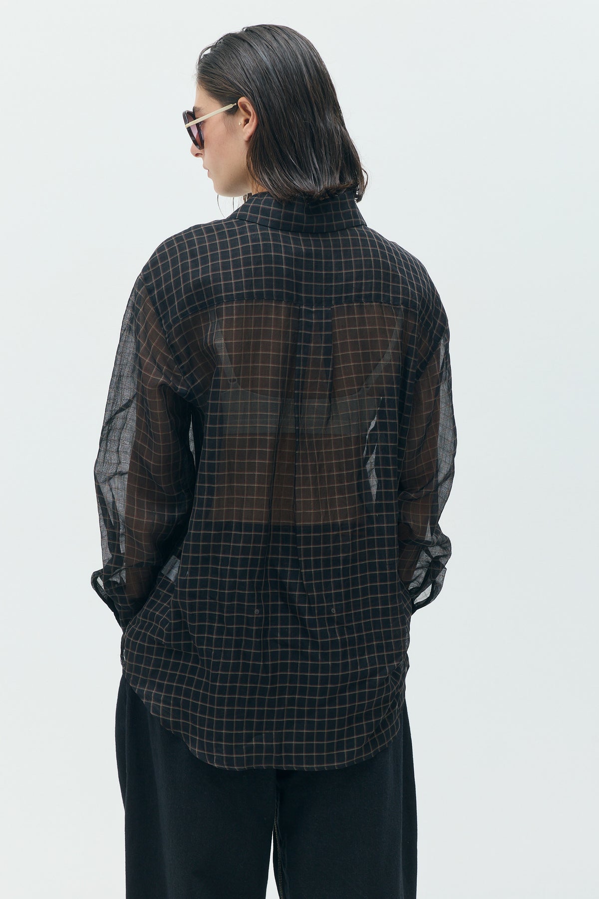 LUNA CHECKS Sheer Check Shirt