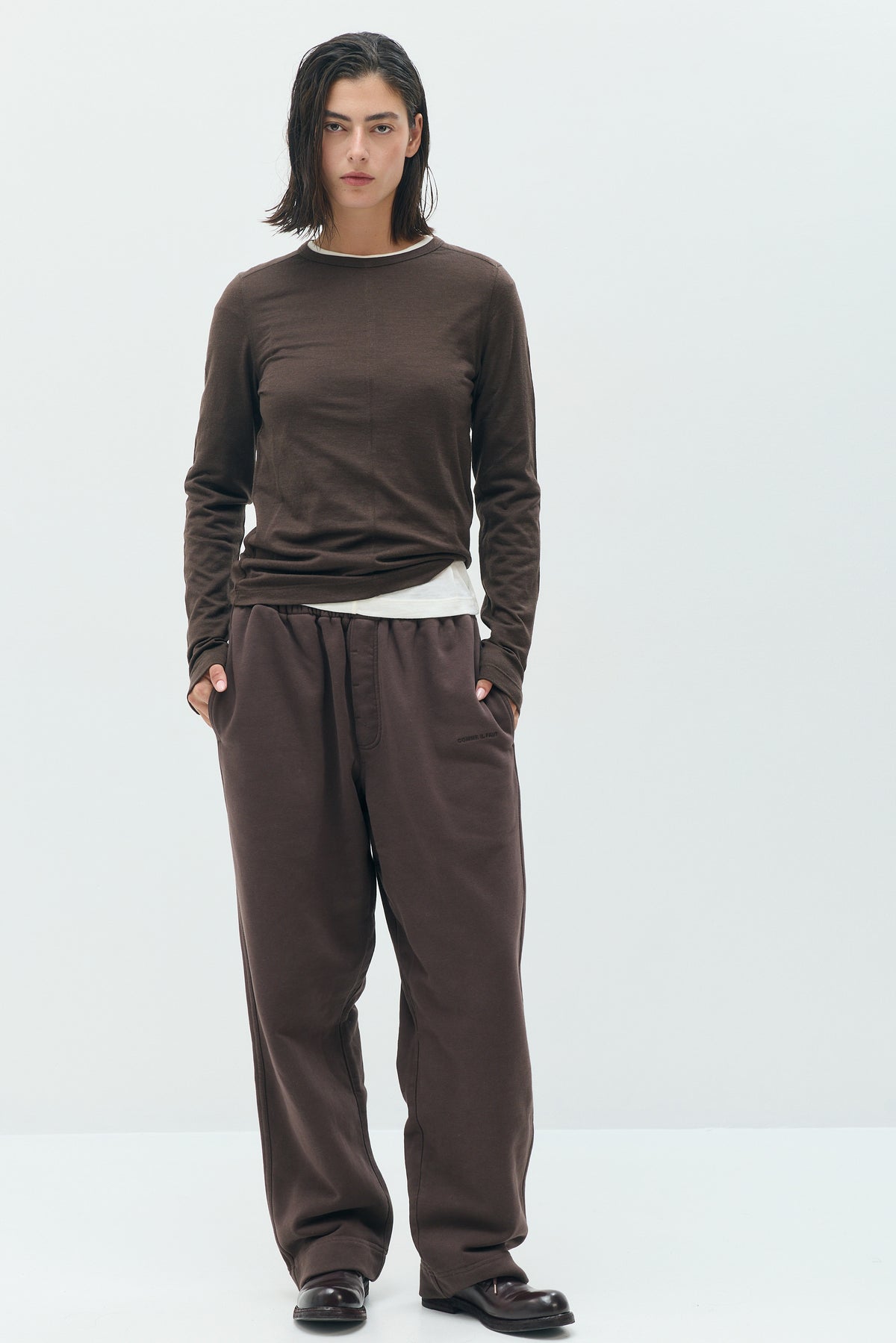 THEA Fine Wool Long-Sleeve Top