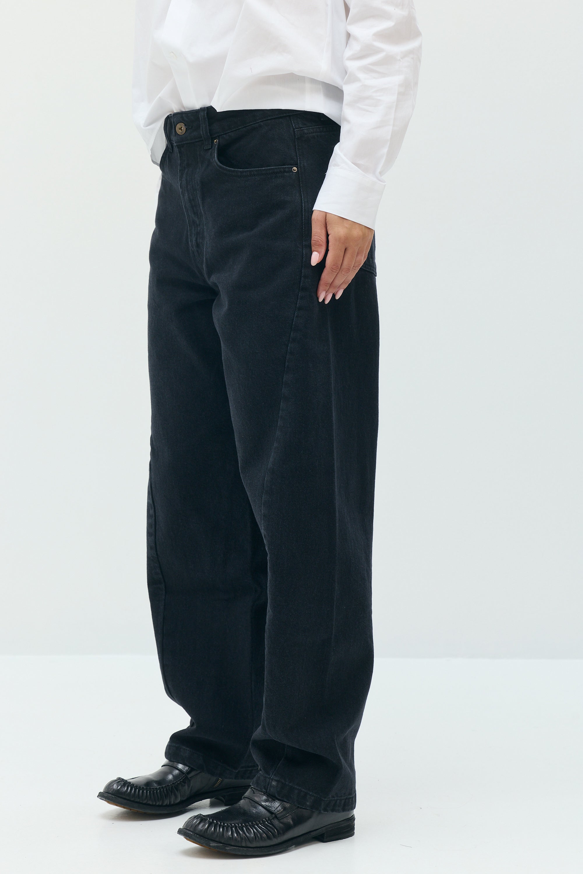 EDIE Twisted-Seam Jeans