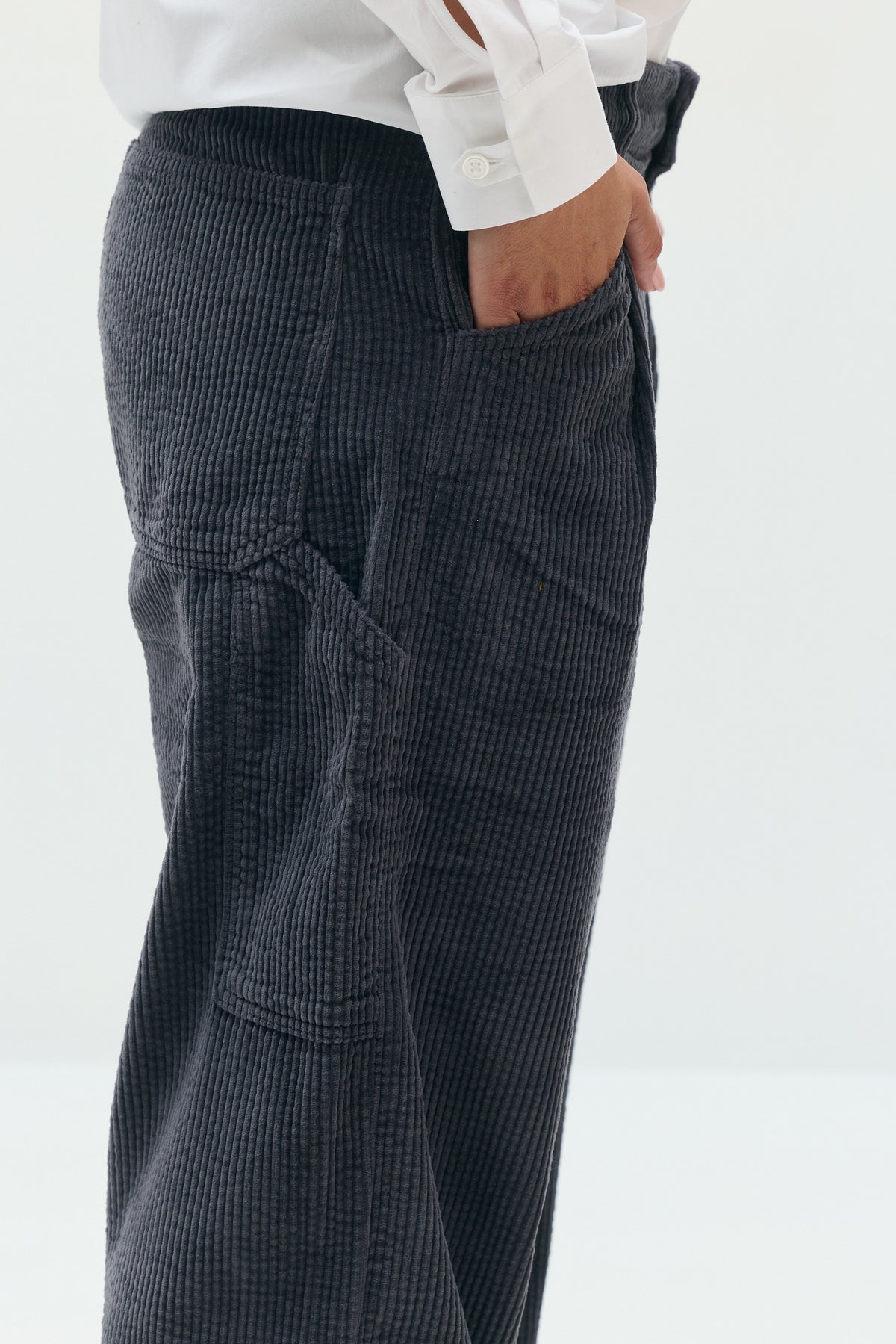 CÉCILE Corduroy Cargo Trousers