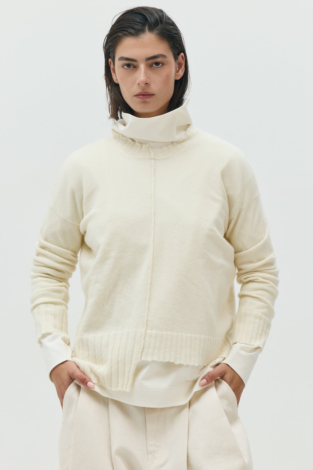 Natural High Neck Mock