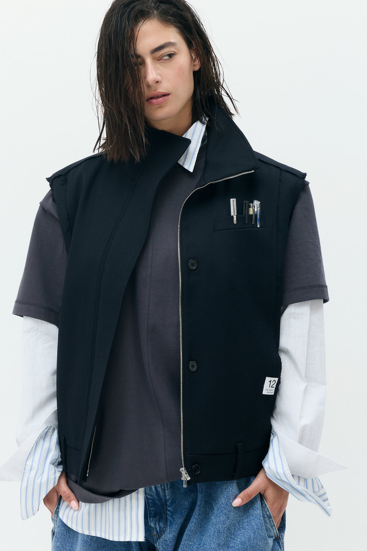 Tailored Pocket Padded Vest