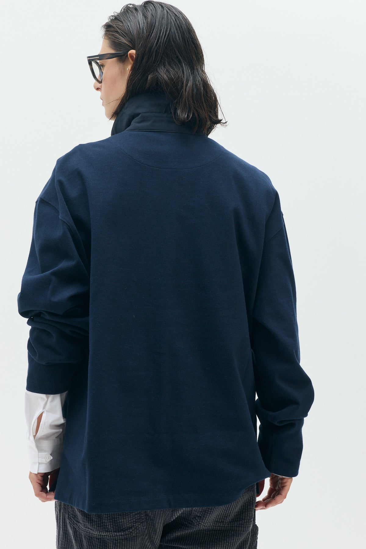 Patch-Worked Rugby T-Shirt
