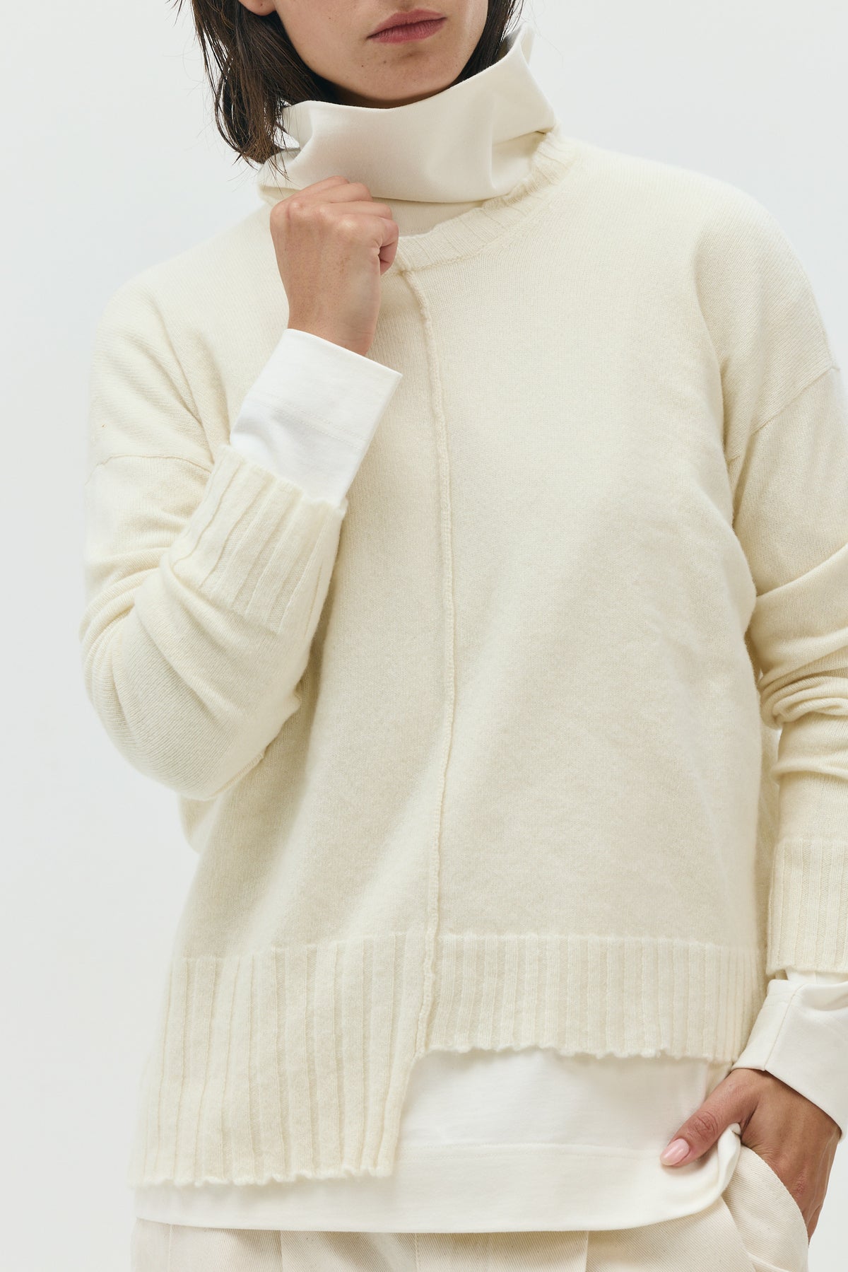Natural High Neck Mock