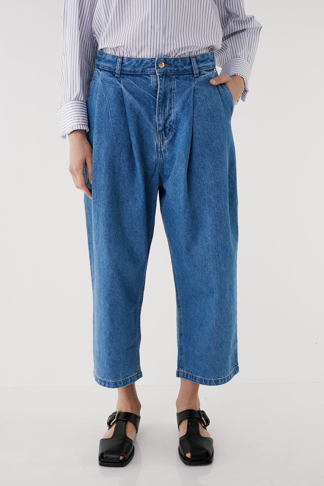 Jem pleated denim