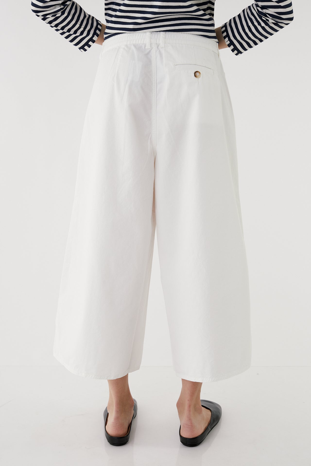 Florence white Flare pants