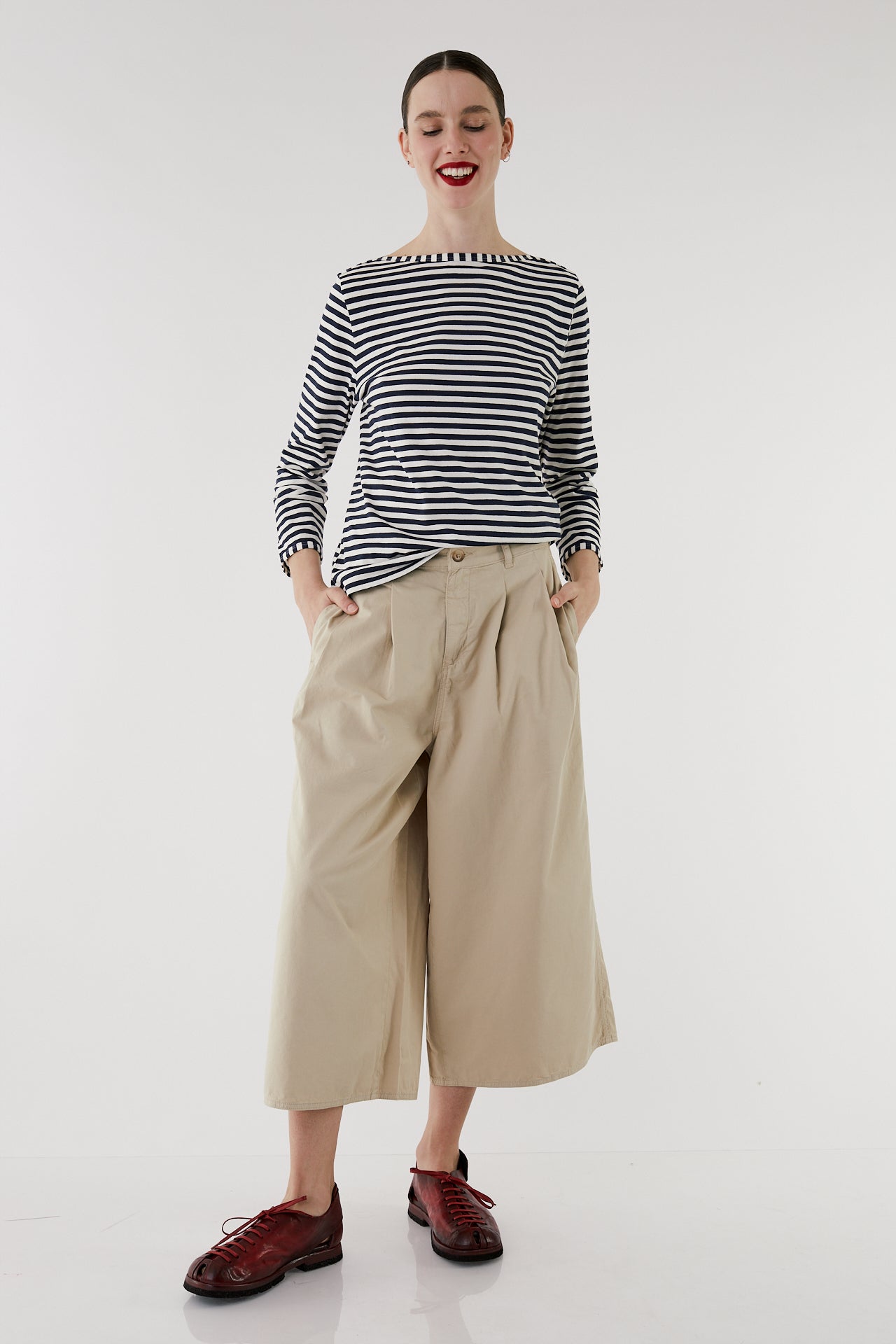Florence kaki Flare pants