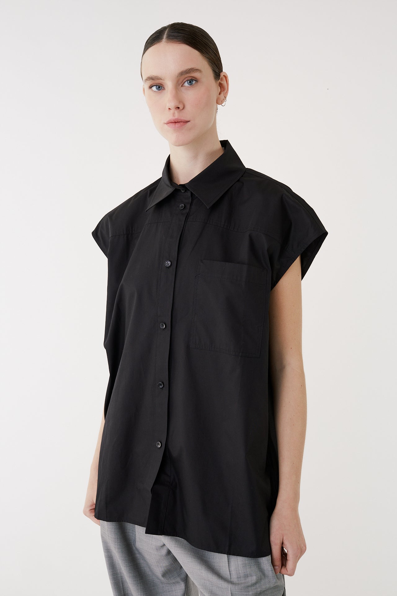 Kala black sleeveless top