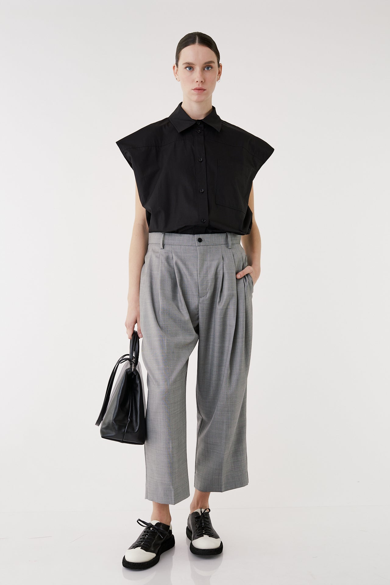 Kala black sleeveless top