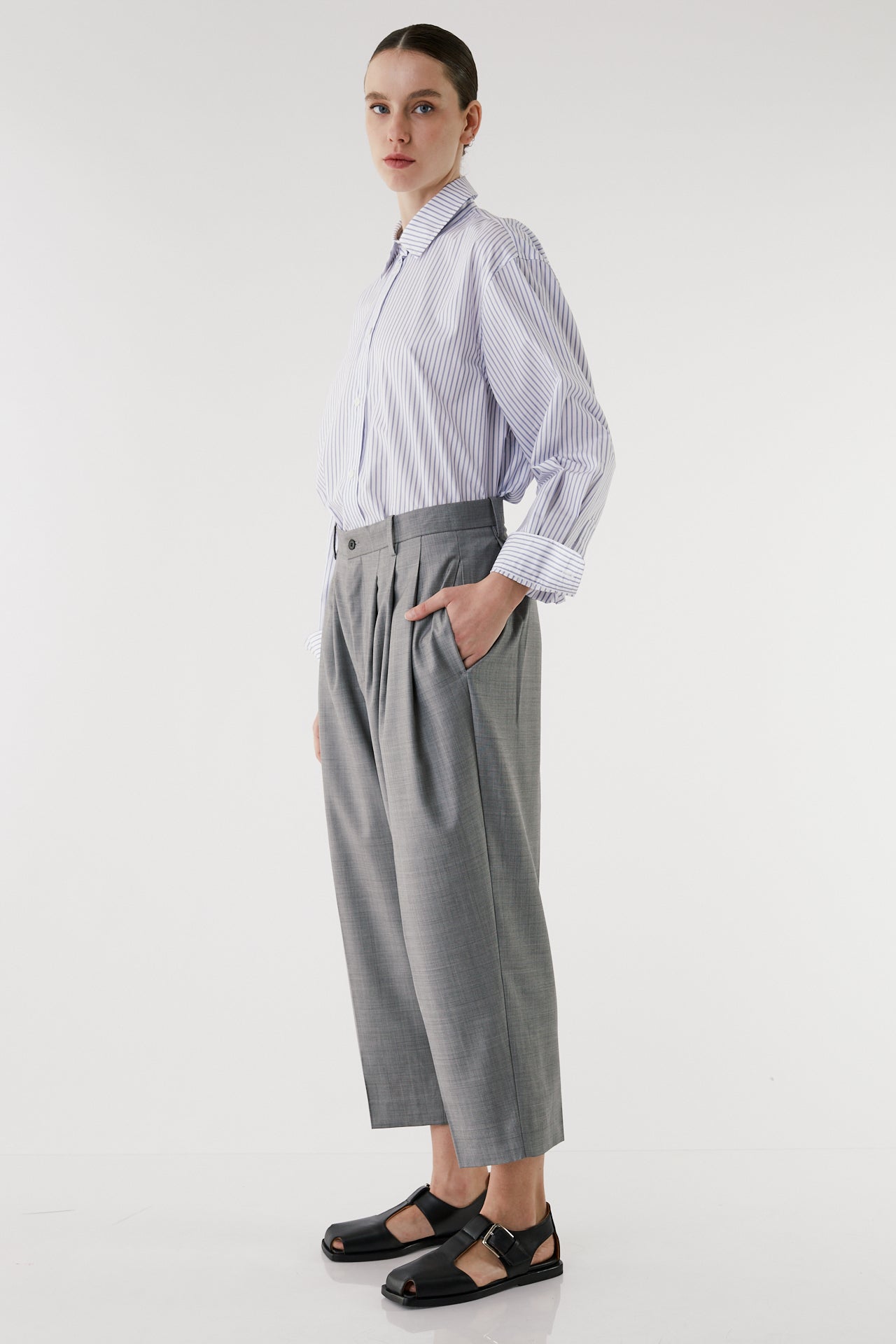 Pepper wool pants