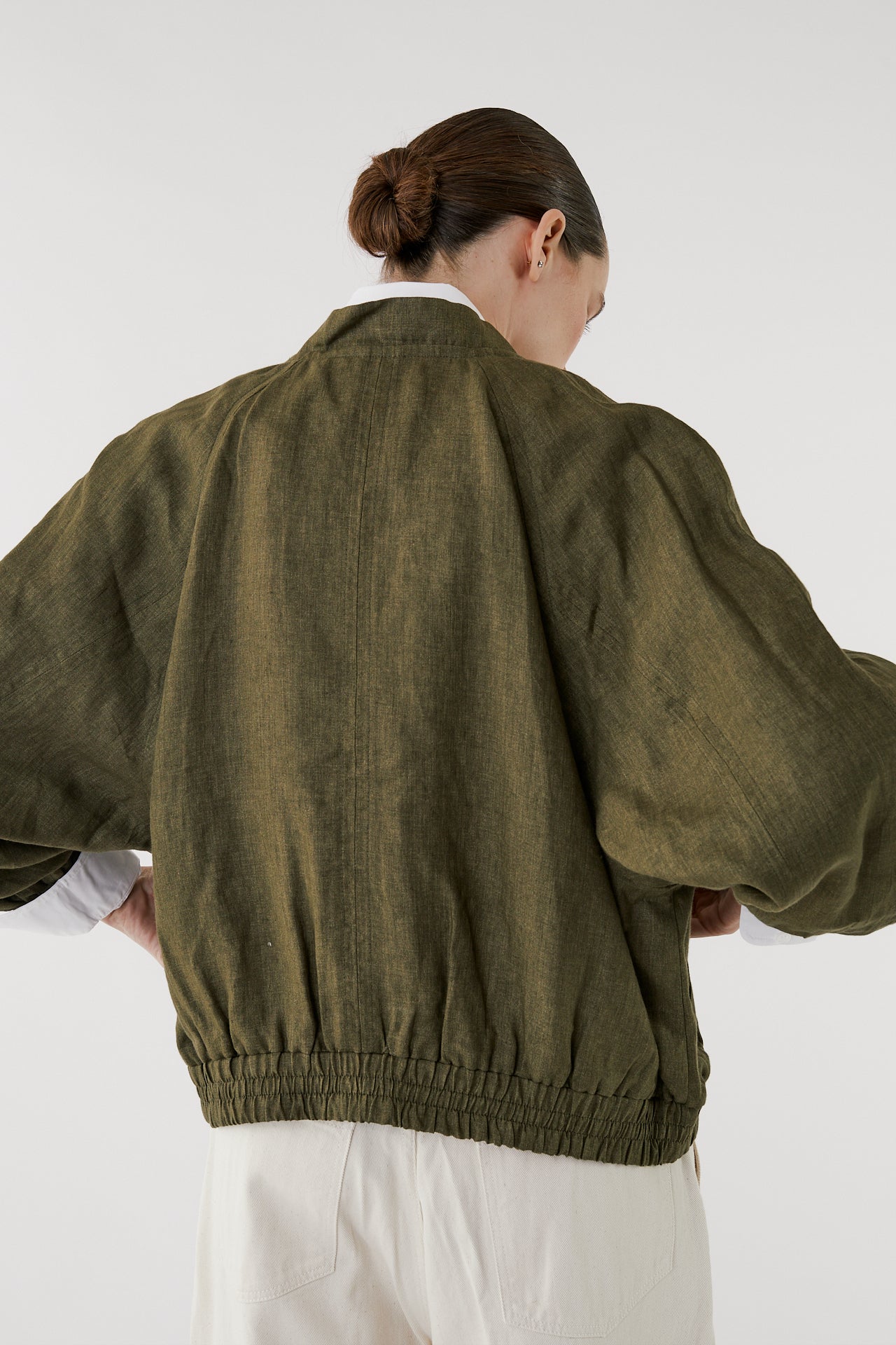 Elan olive Bomber Jacket