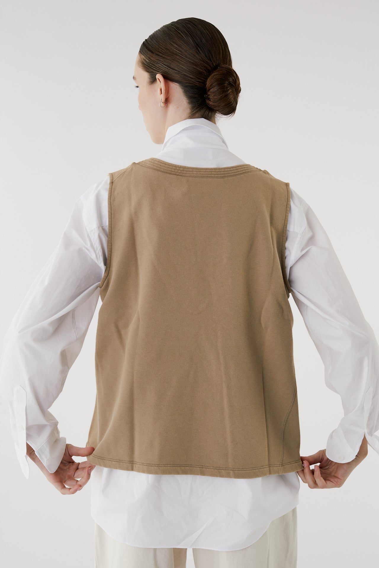 Lana Camel V-Neck Top