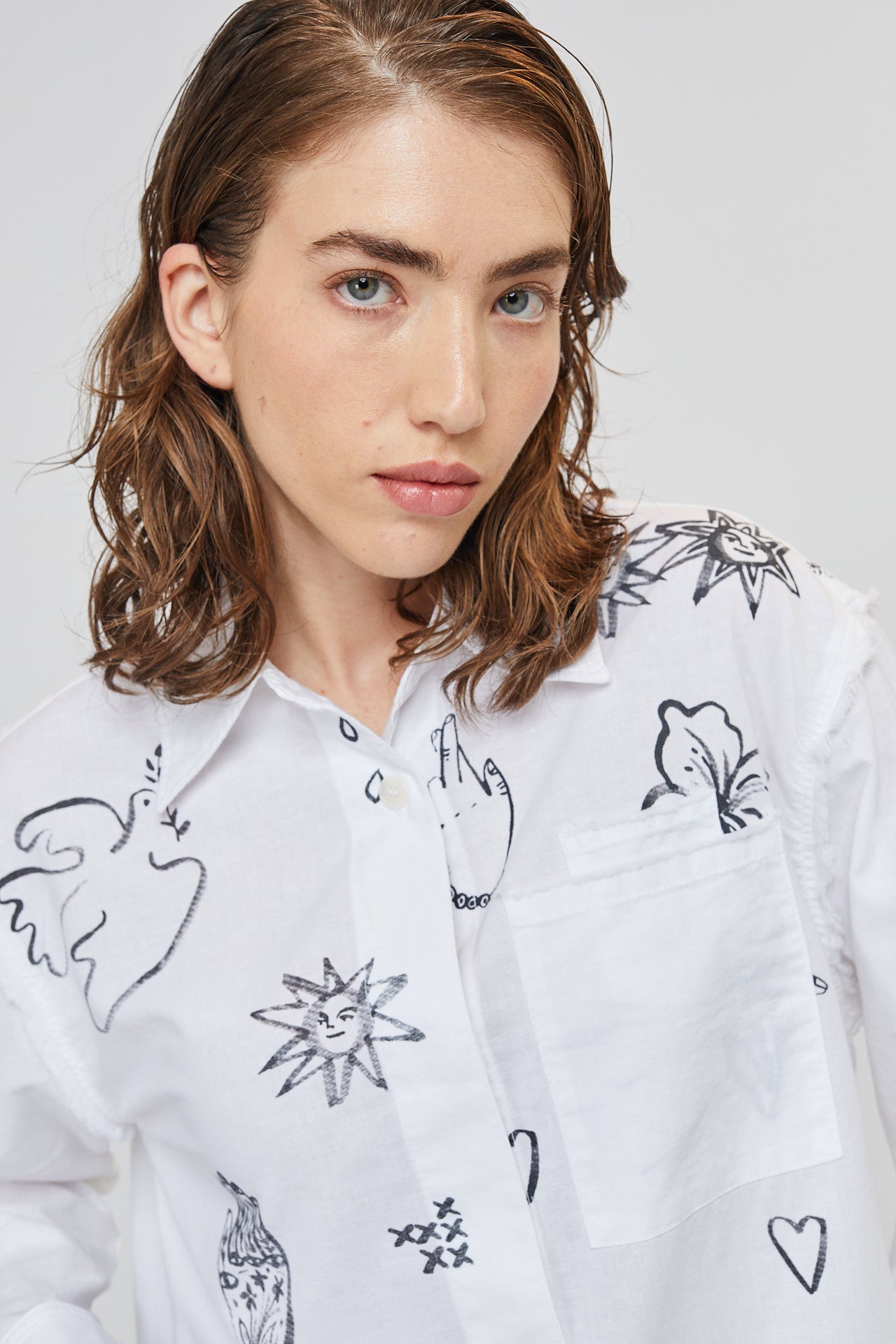 PRINTED SIRI SHIRT