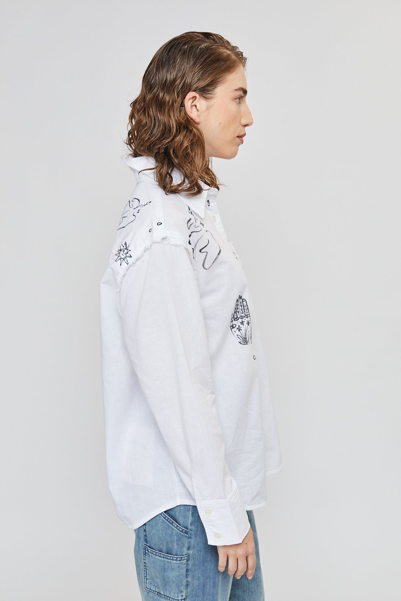 PRINTED SIRI SHIRT