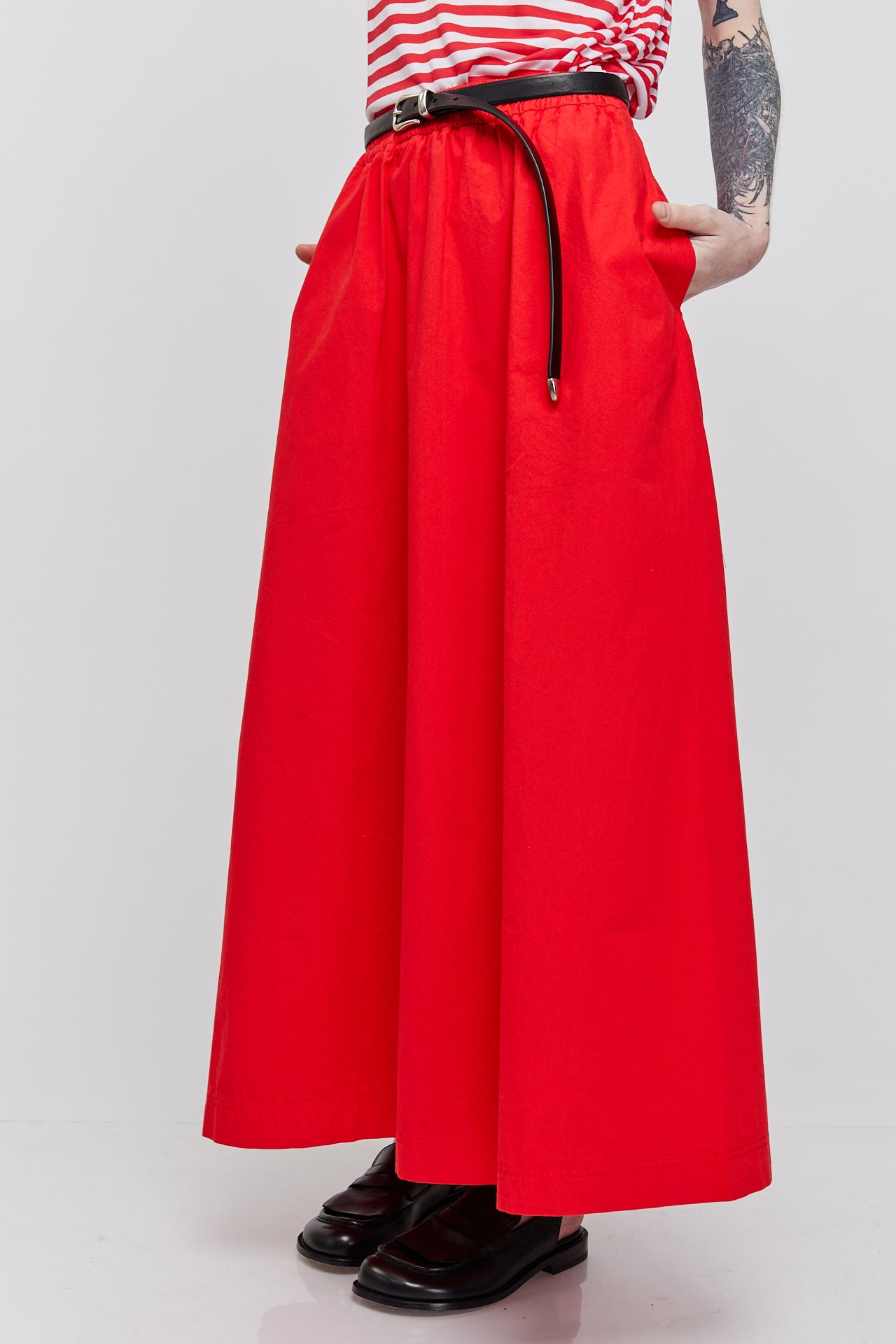 RED SIKI SKIRT
