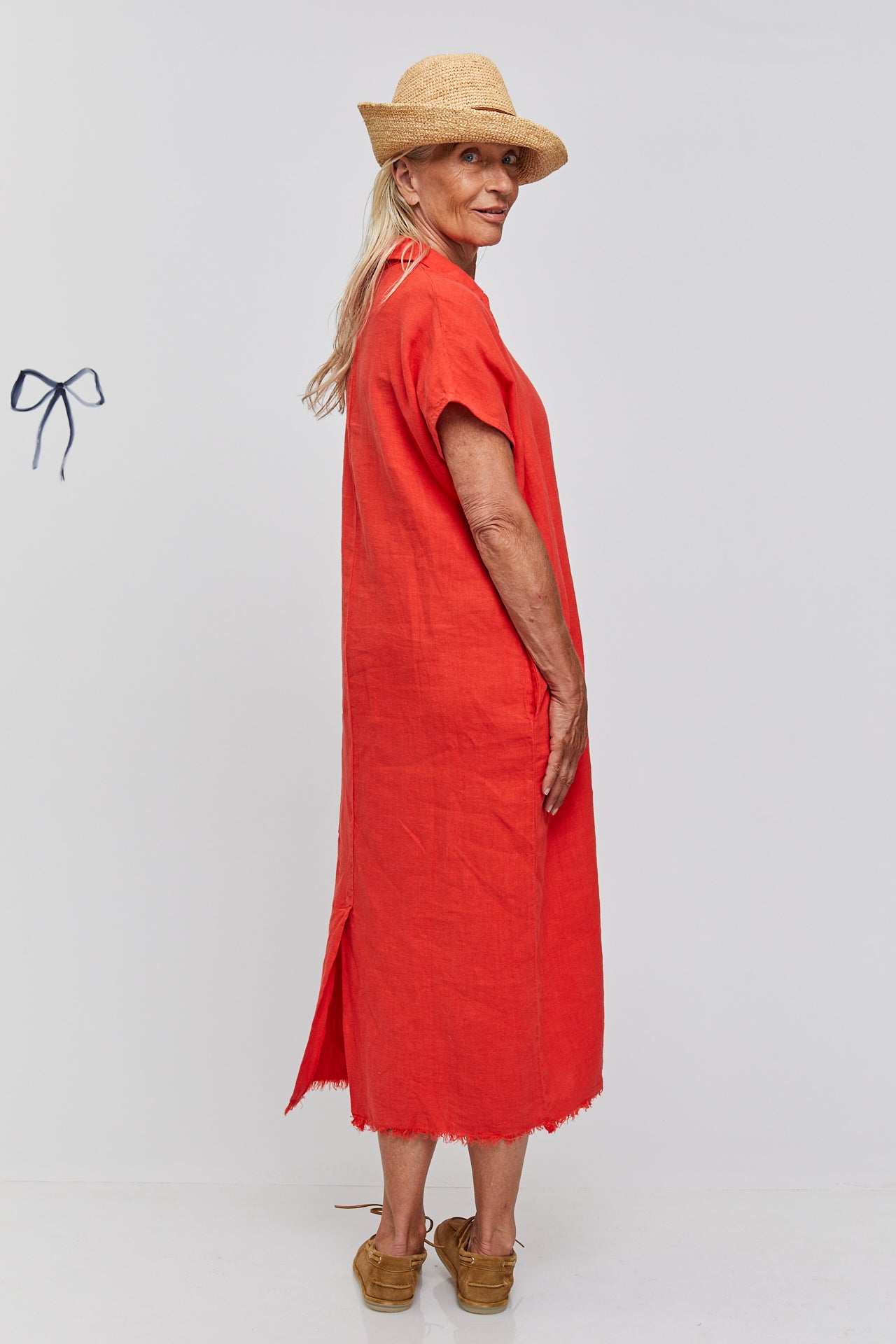 RED DANIEL DRESS