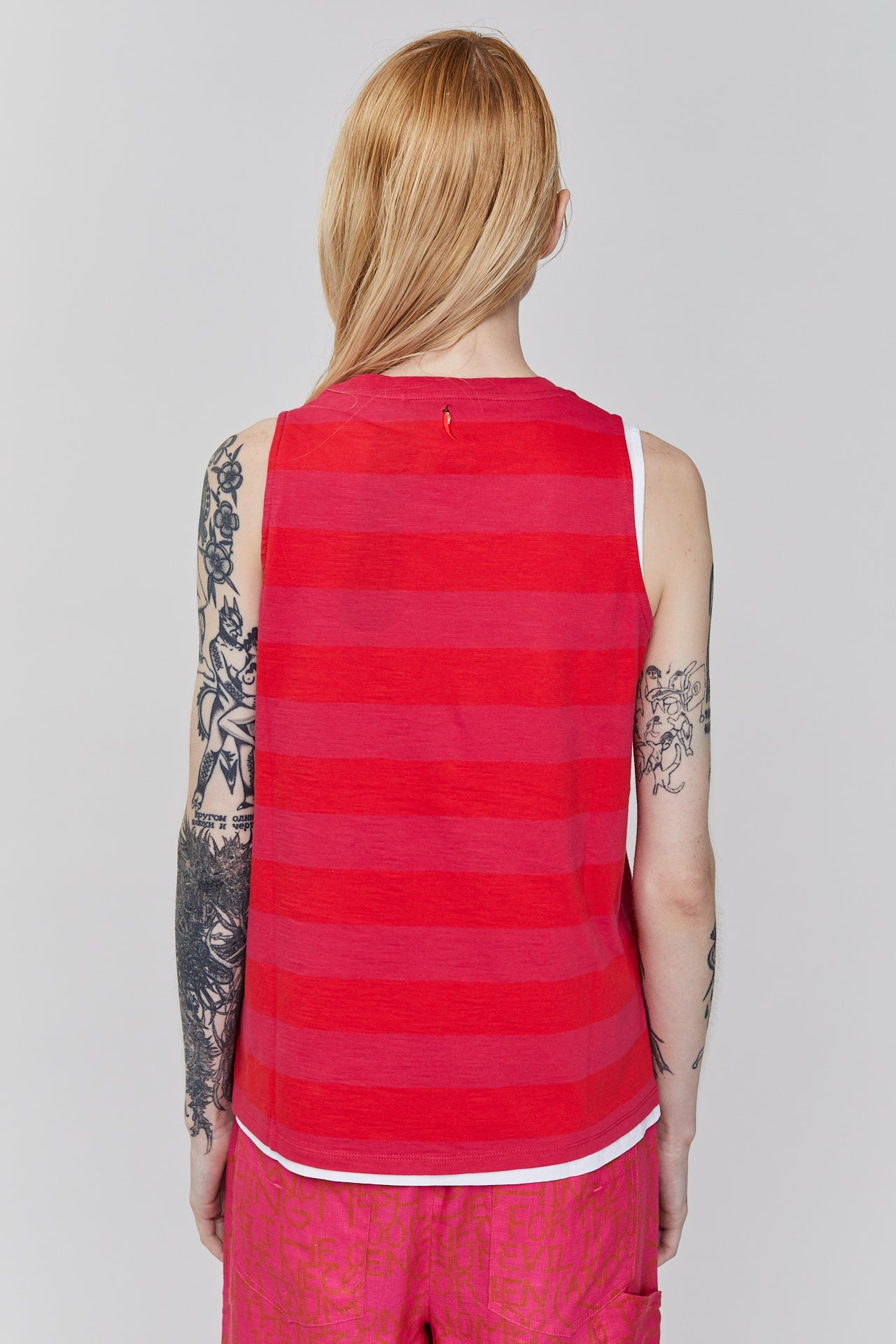 PINK STRIPES SEM TANK