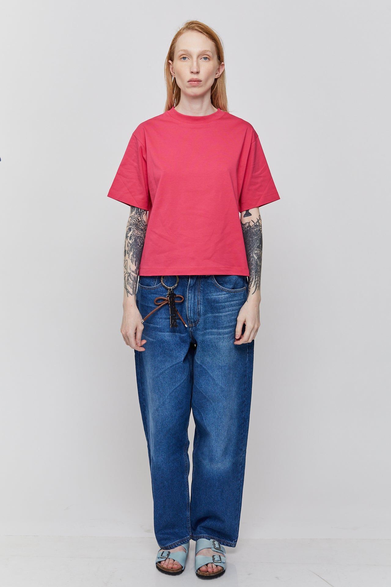 FUCHSIA LESLIE T SHIRT