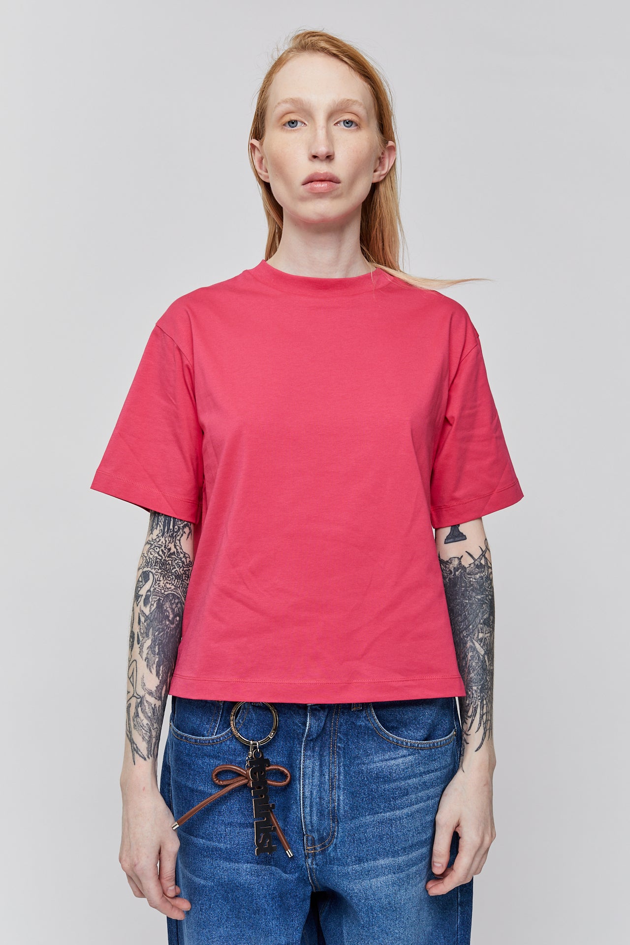 FUCHSIA LESLIE T SHIRT
