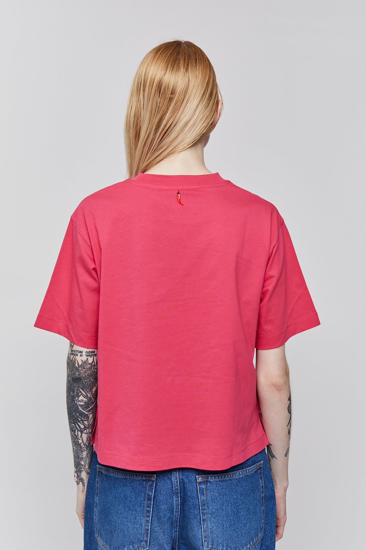 FUCHSIA LESLIE T SHIRT