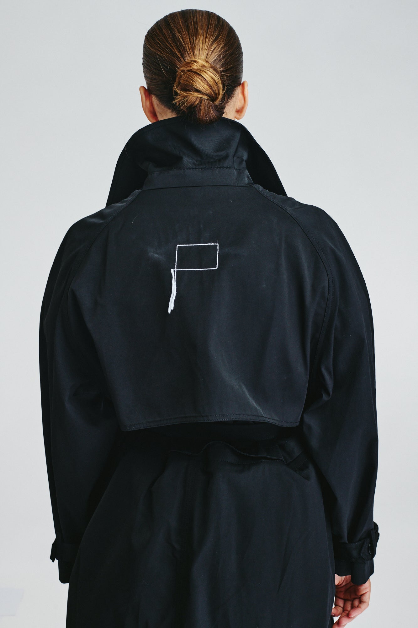 REVERSIBLE DOUBLE-BREASTED TRENCH COAT