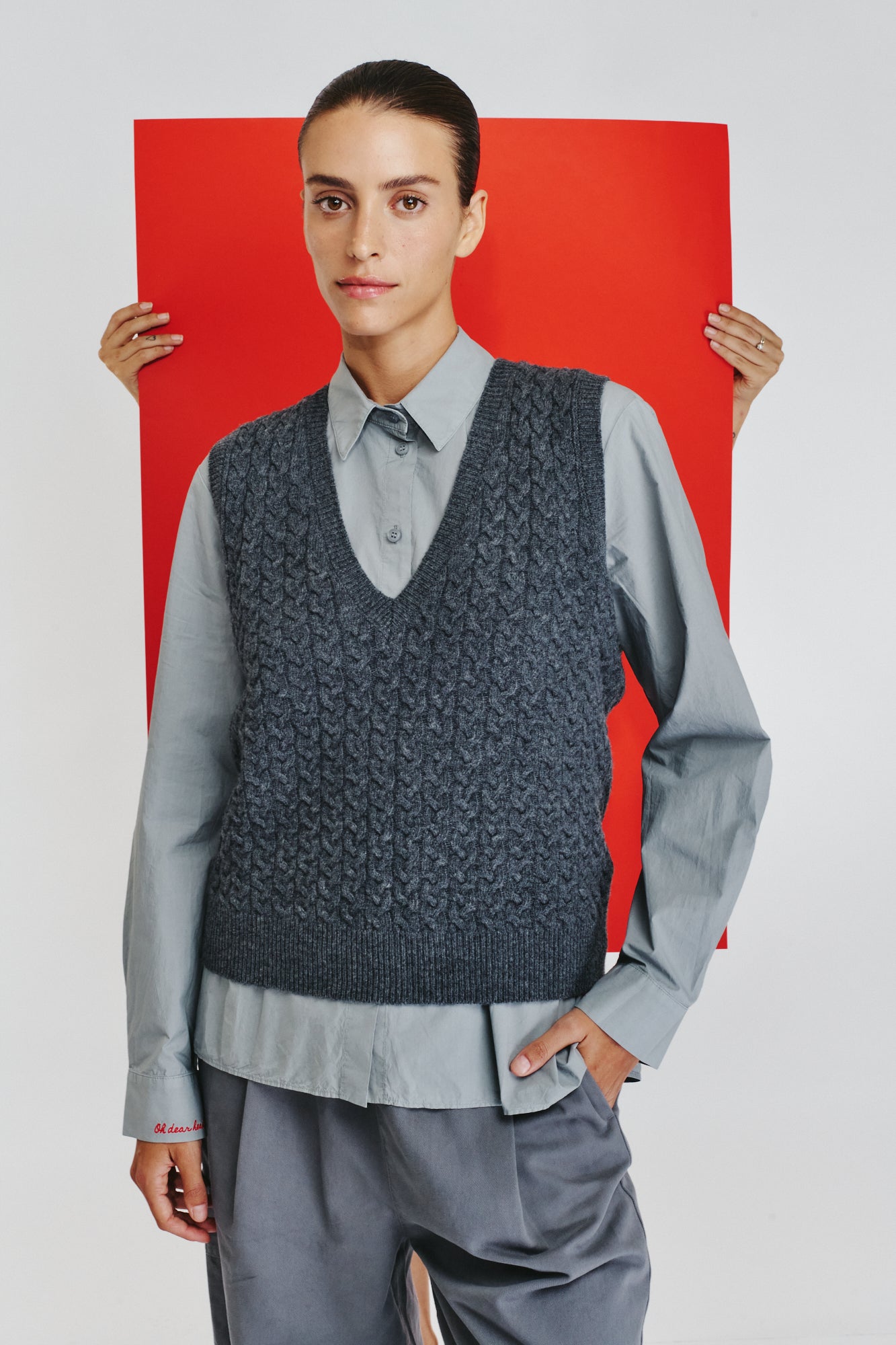 וסט ALICE אפור