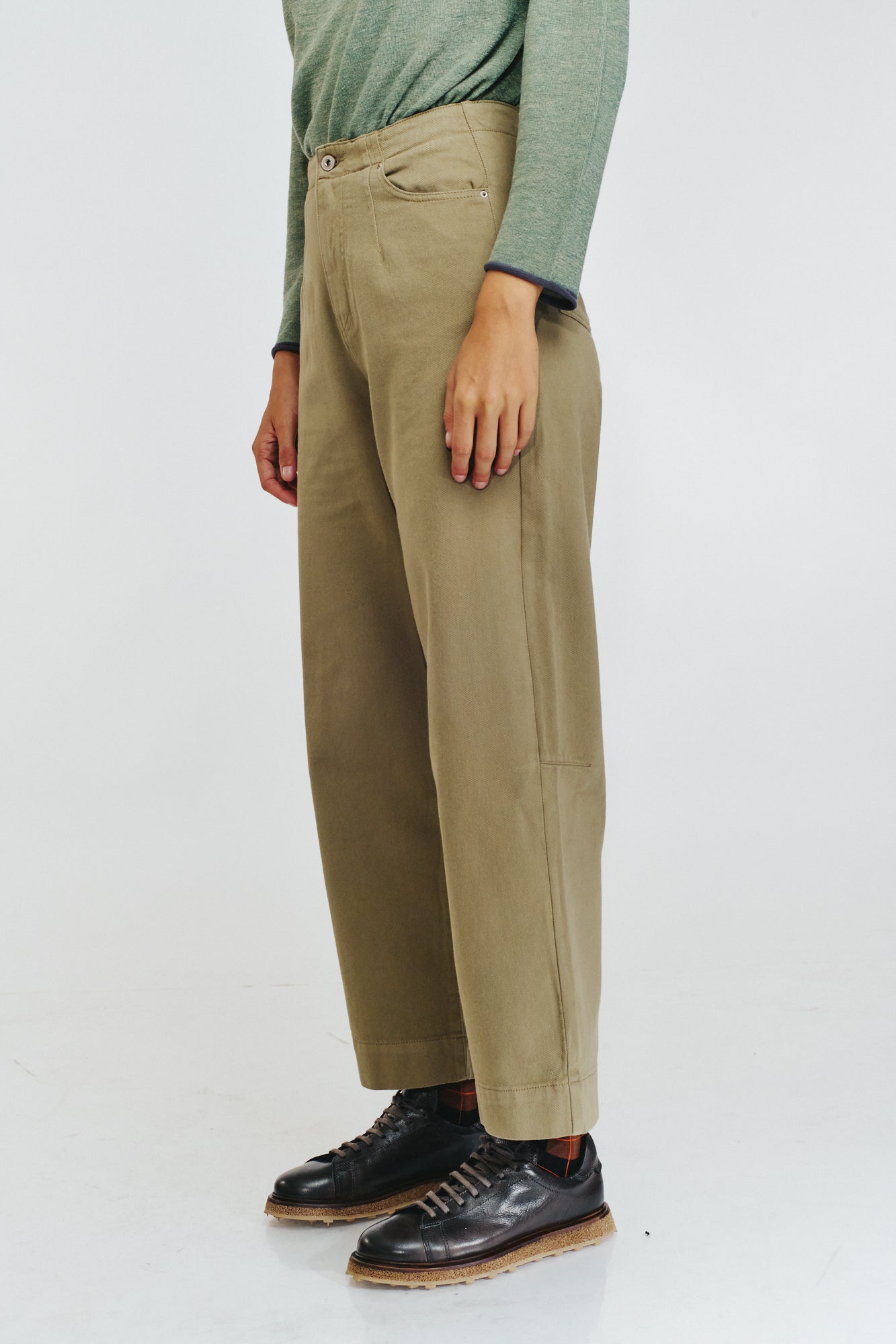DUSKY GREEN BUTLER PANTS