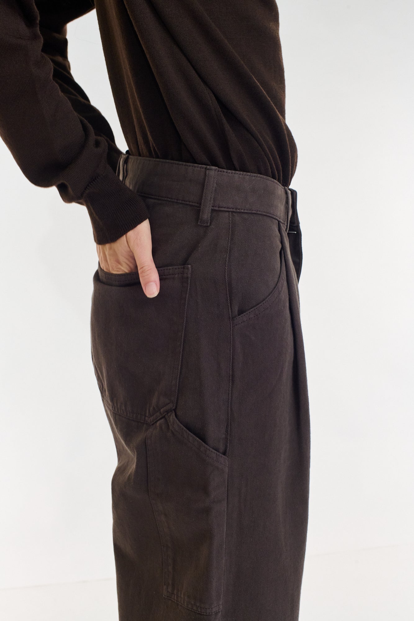 cecile twill pants